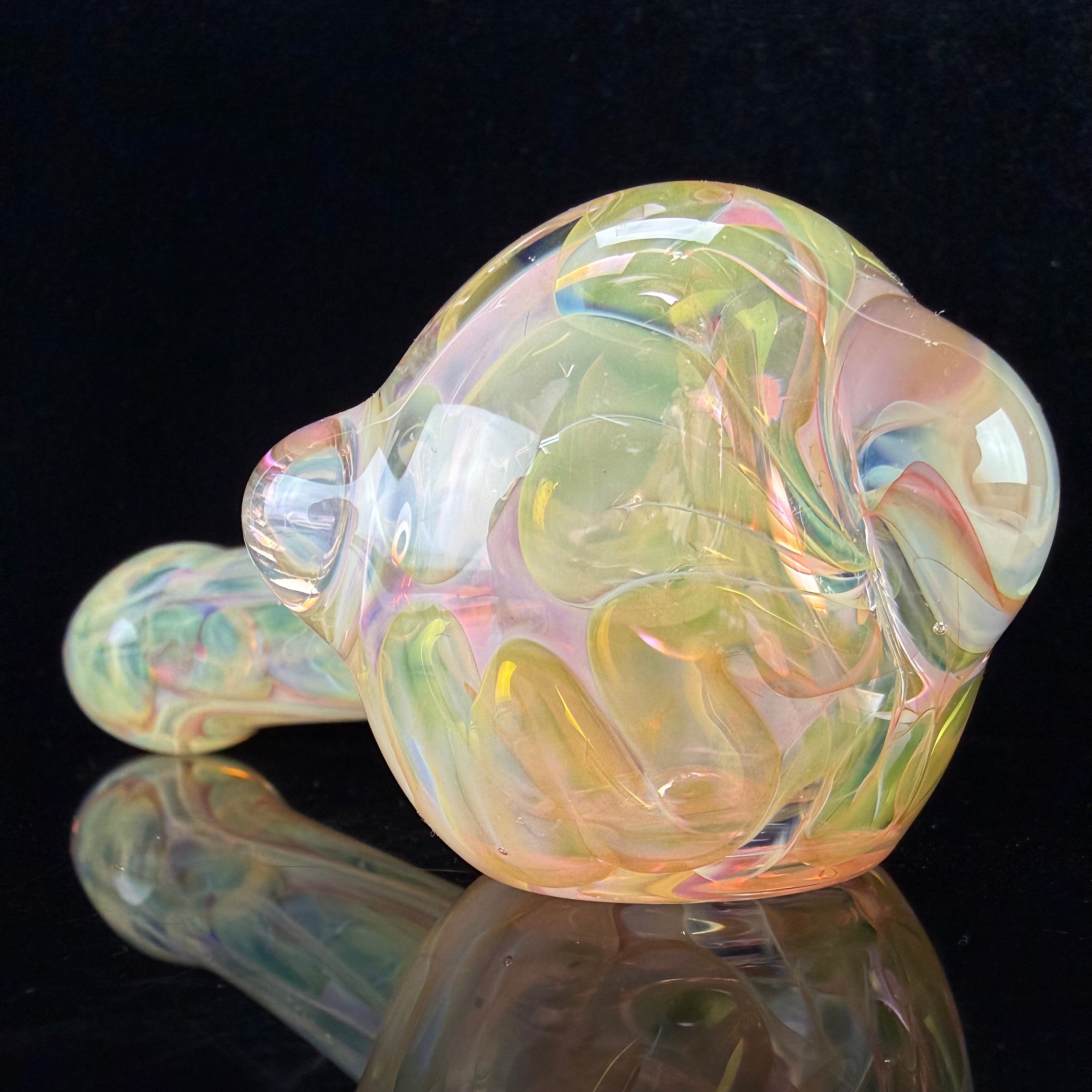 XL Gold & Silver Fumed Handpipe by Carsten Carlile