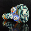 9 Section Heady Basket Weave Spoon #1 by KJH Glass