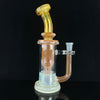 10mm "Skinny" Gold Fumed Incycler by Leisure Glass