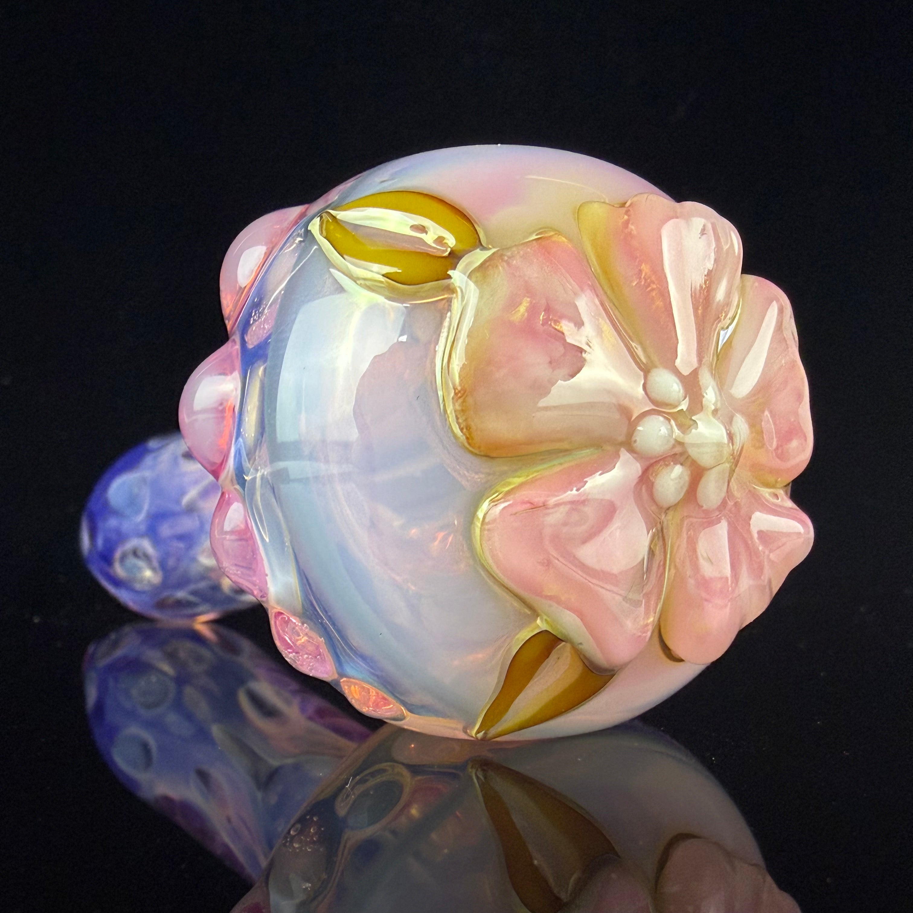 "Floral" Spoon #3 by Sarita Glass