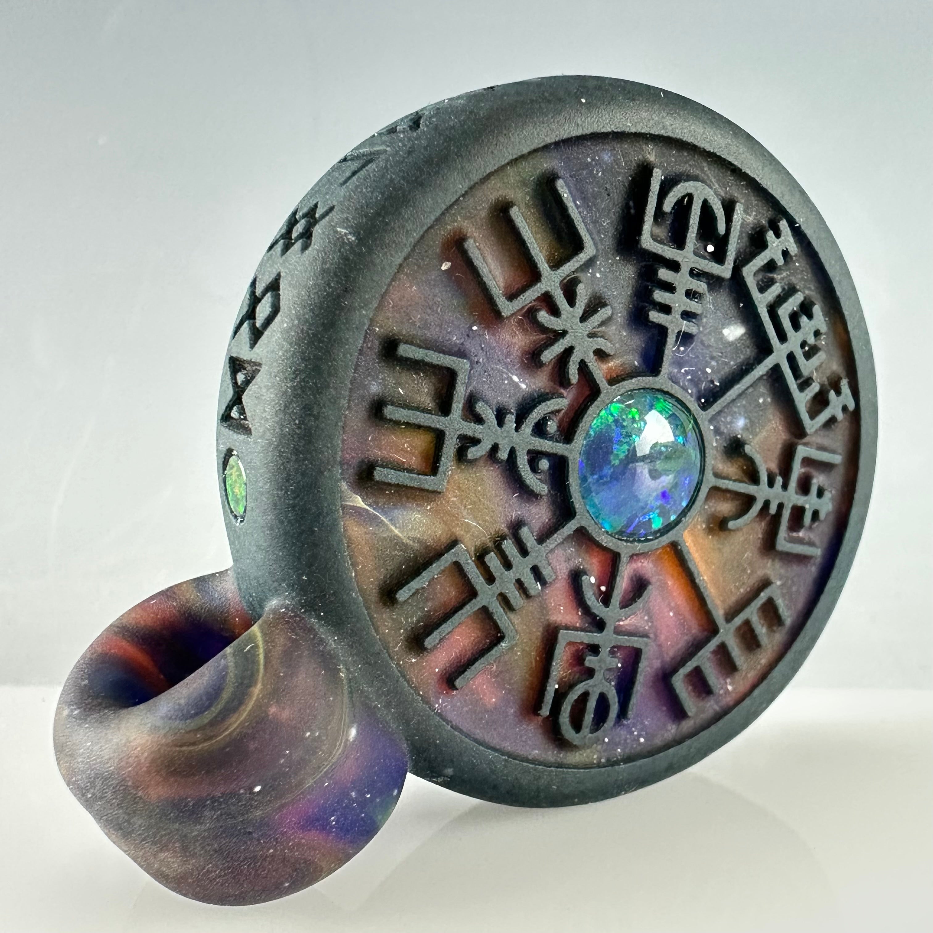 "Space Viking" Pendant by GlassMaze
