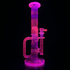 "Lucy Crushed Opal + Lucy (Over Mystique)" Full Color 25mm Recycler Waterpipe by Rye Deyer