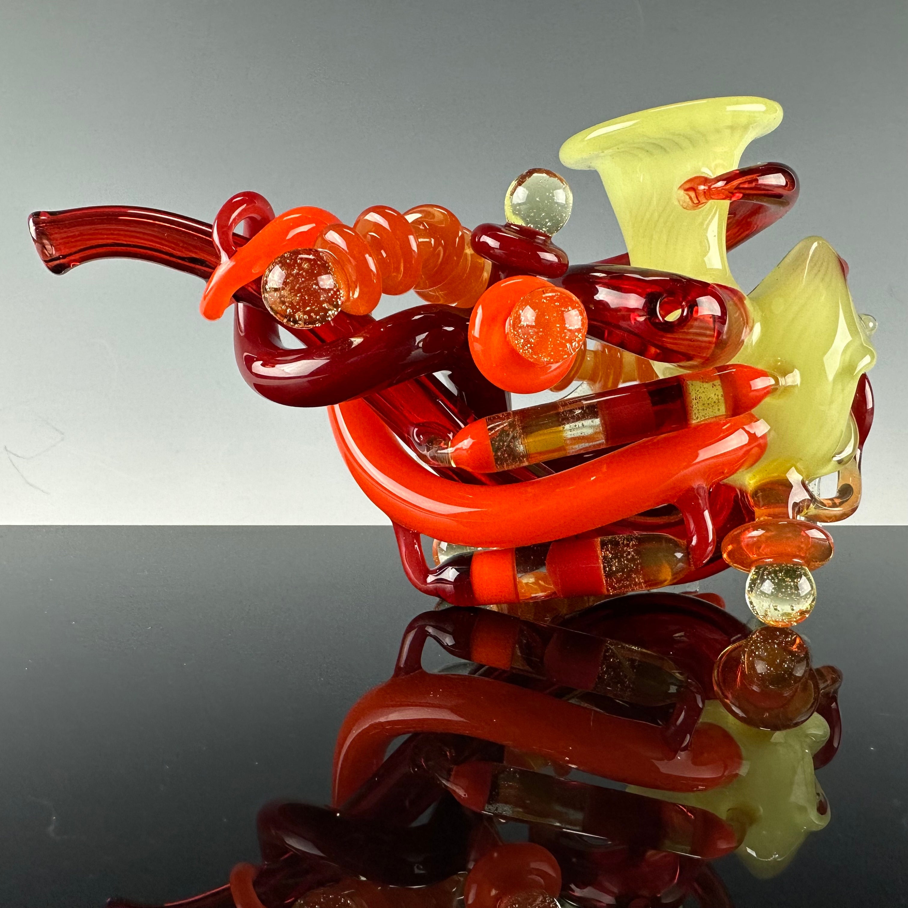 Cyborg Headlock #95 by LaceFace Glass