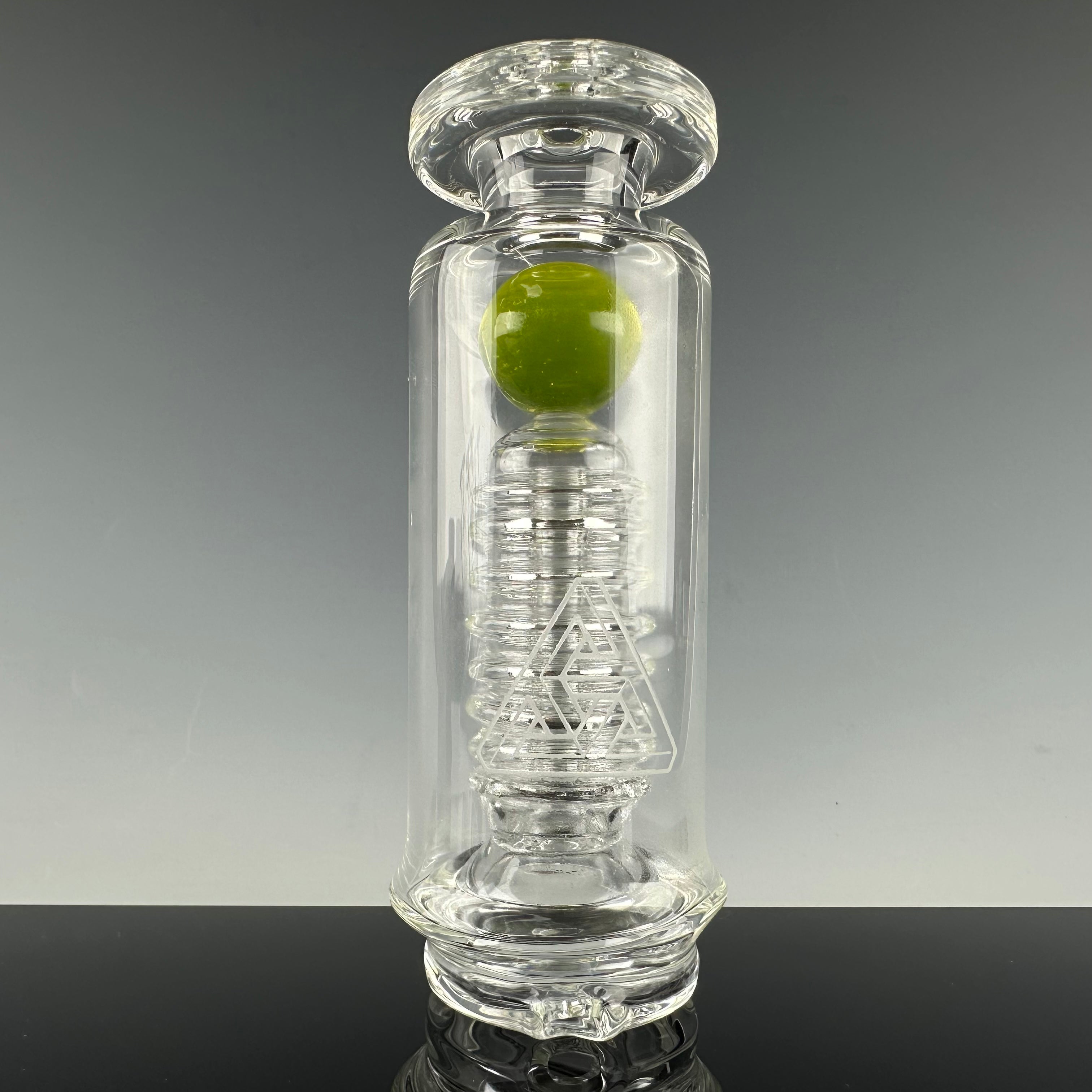 "Citrine" UV  Accented Puffco Pro Attachment by Pi The Glassblower