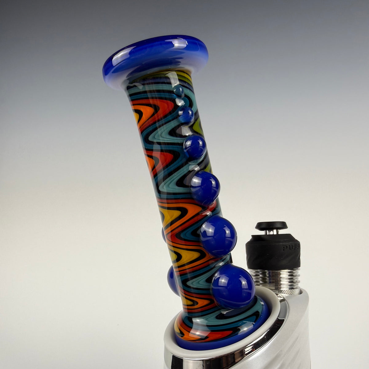 "Blue Cheese Wig Wag" Bumpy Puffco Dry Top by Carsten Carlile