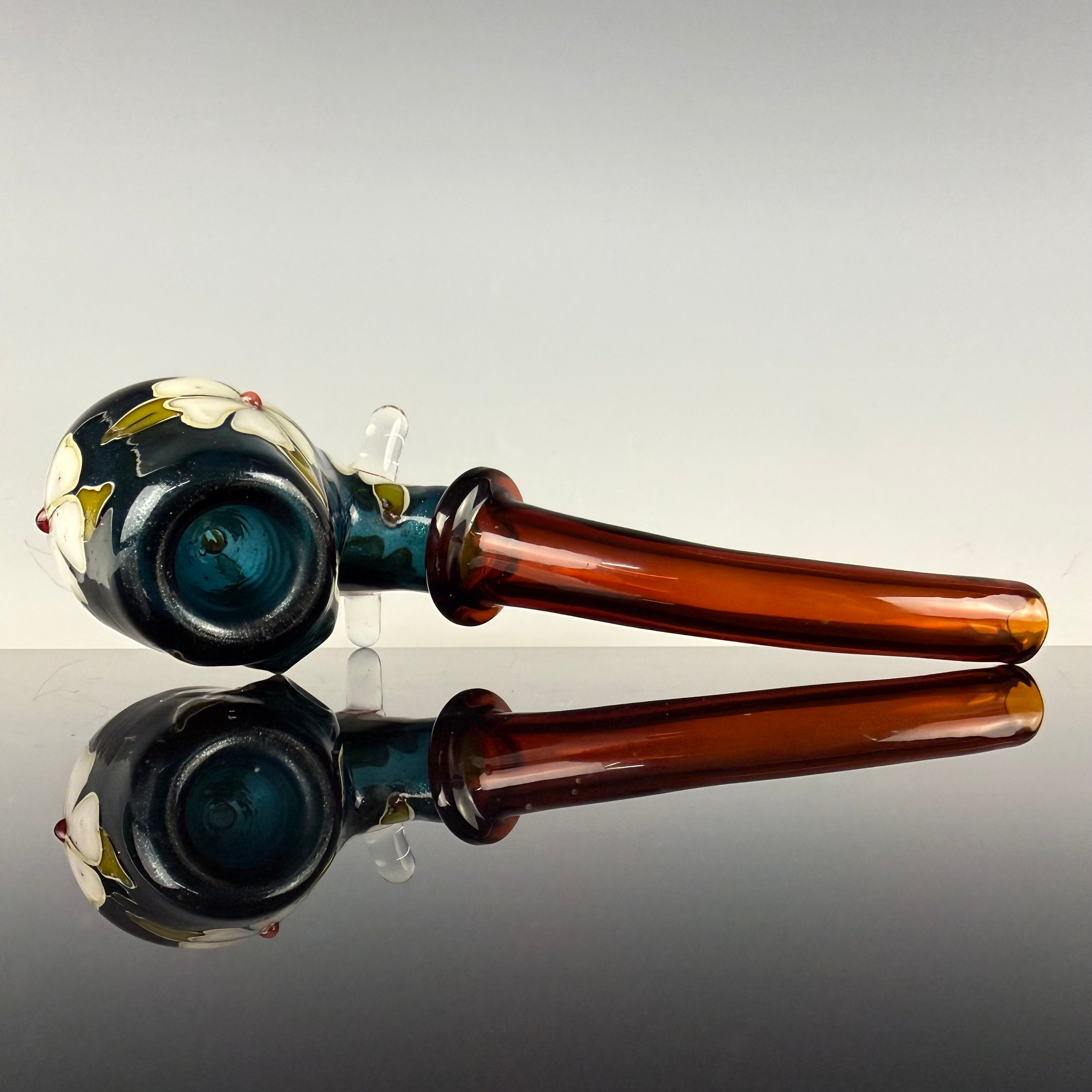 Blue Stardust "Floral" Sherlock by Sarita Glass