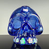 "Dichroic over Cobalt Blue" Skull Shredder by Carsten Carlile