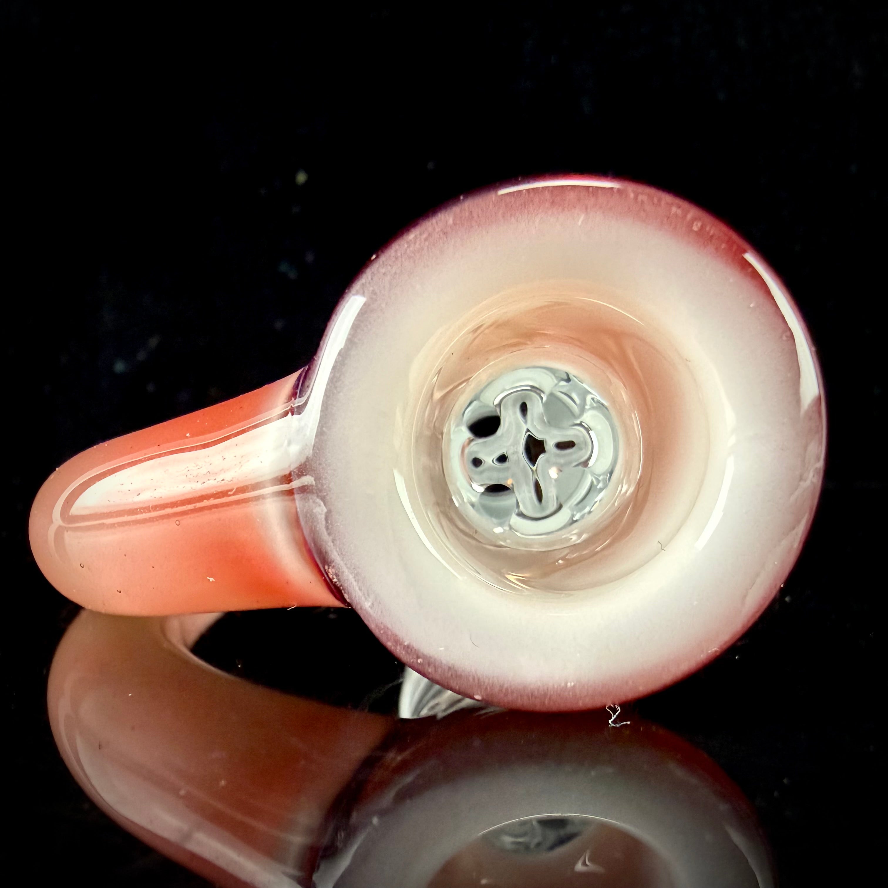 Full Accent "Phoenix X White Satin" 18mm Slide by Sovereignty Glass