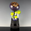 "Crushed Opal over Purple, UV"  Mushroom Cluster" Puffco Dry Top by Carsten Carlile