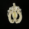 Ethiopian Opal Wire Wrapped Pendant by Cosmic Wraps