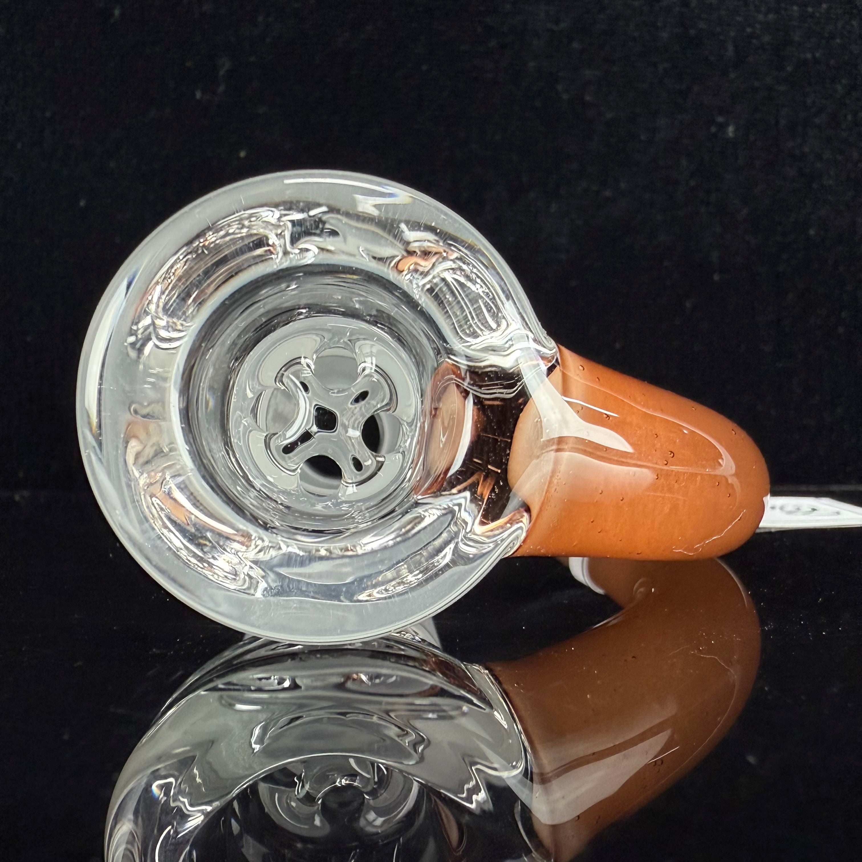 Partial Accent "Cow Bell" 18mm Slide by Sovereignty Glass