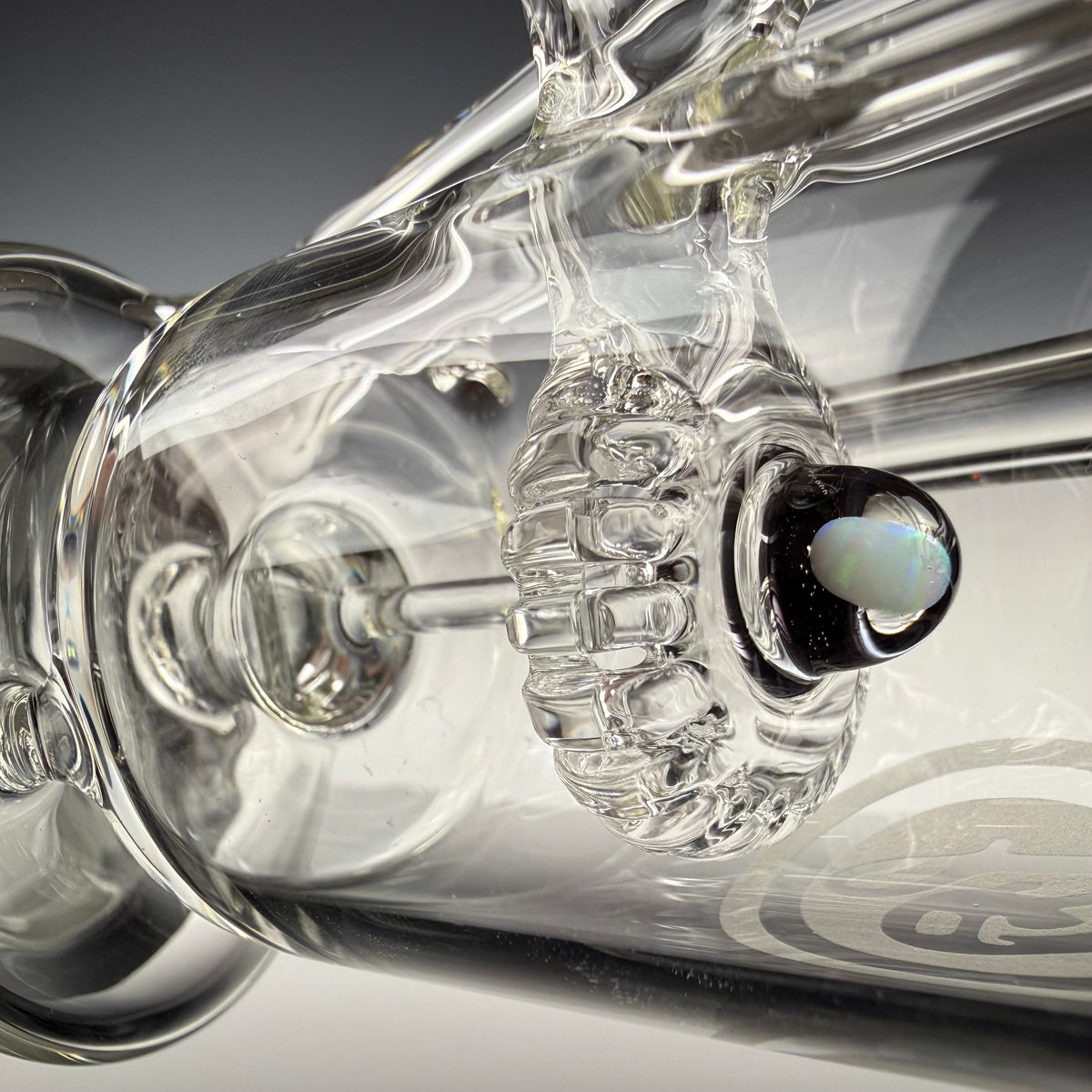 "Opal Perc" Recycler Puffco Top by OJ Flame