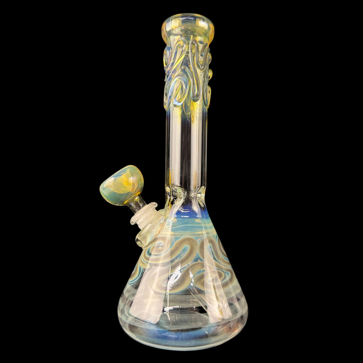 Fume + Color 32mm Beaker Waterpipe by Mary Jane's Glass