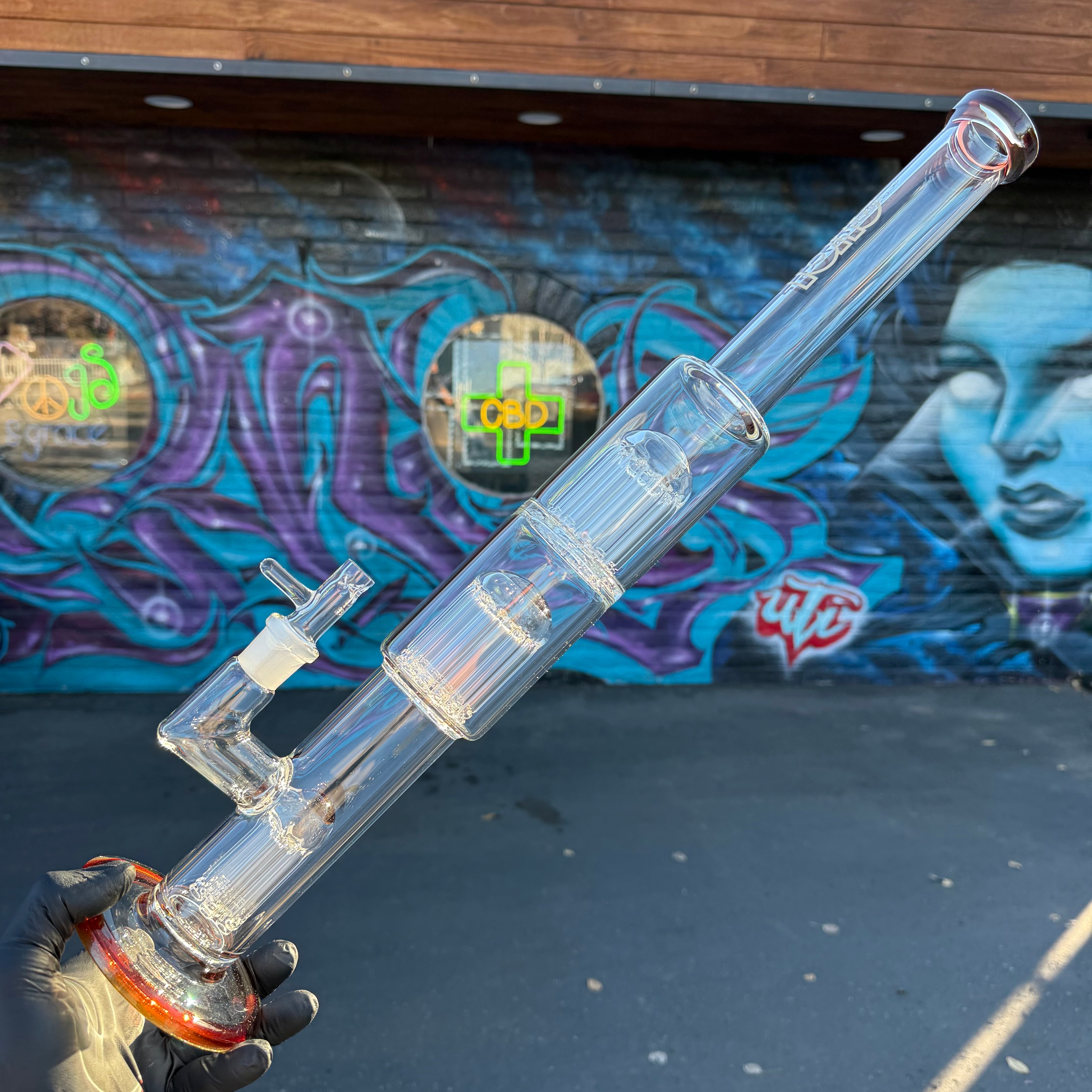 "Electrum & Pomegranate" 7/13/13 Waterpipe by Toro Glass