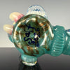 "Agua Azul, Electrum, Ghost" Hammer by Salt Glass