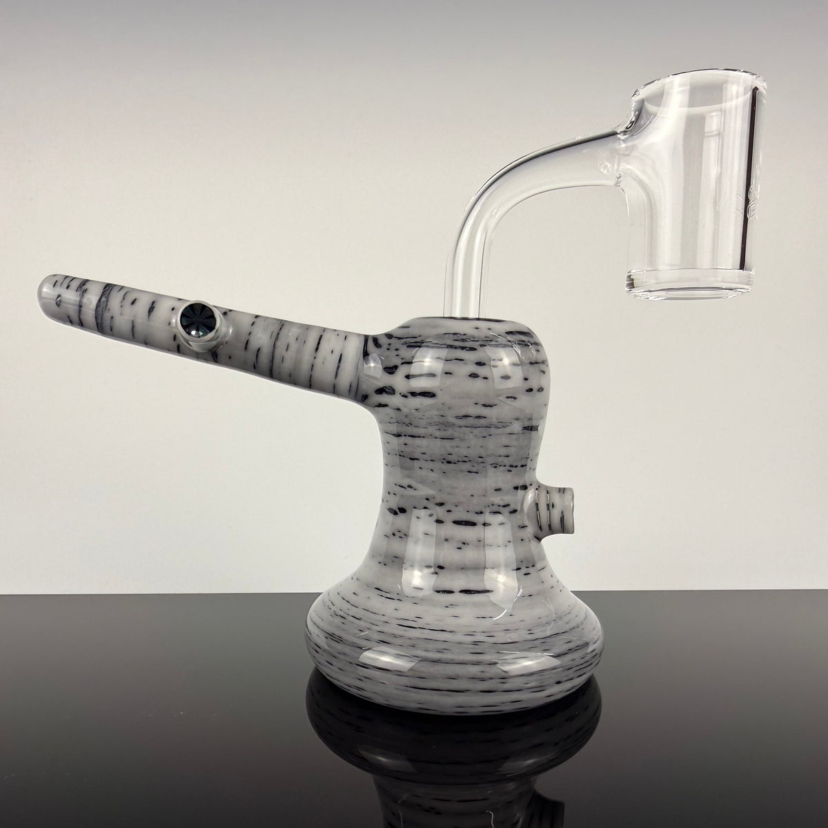 "Birch Tech" Standing Hammer Bubbler (10mm) by Engelman Glass