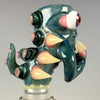 "Creature Slide" 14mm 3 Hole Slide by Salt Glass