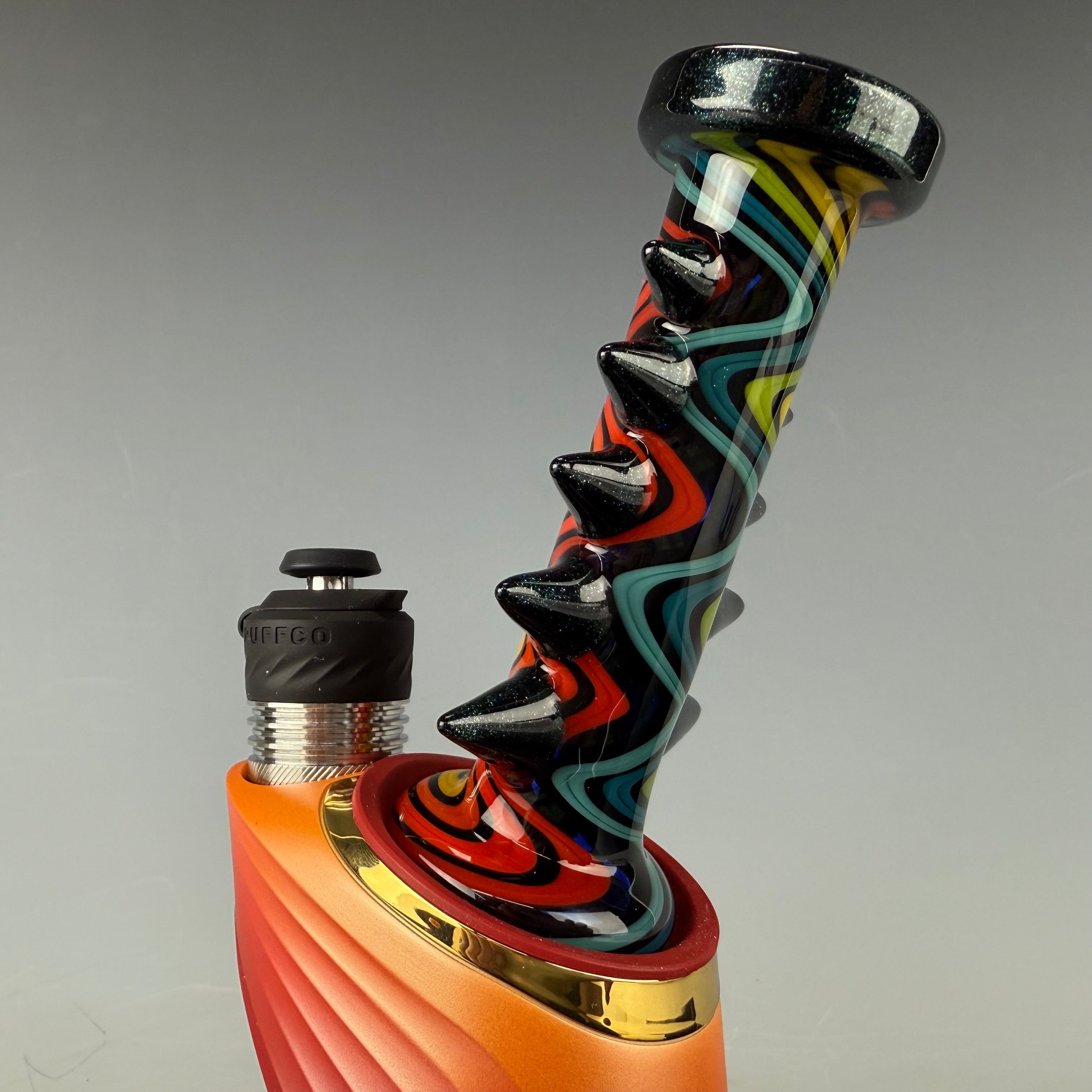 "Multicolor Wig Wag" Puffco Dry Top by Carsten Carlile