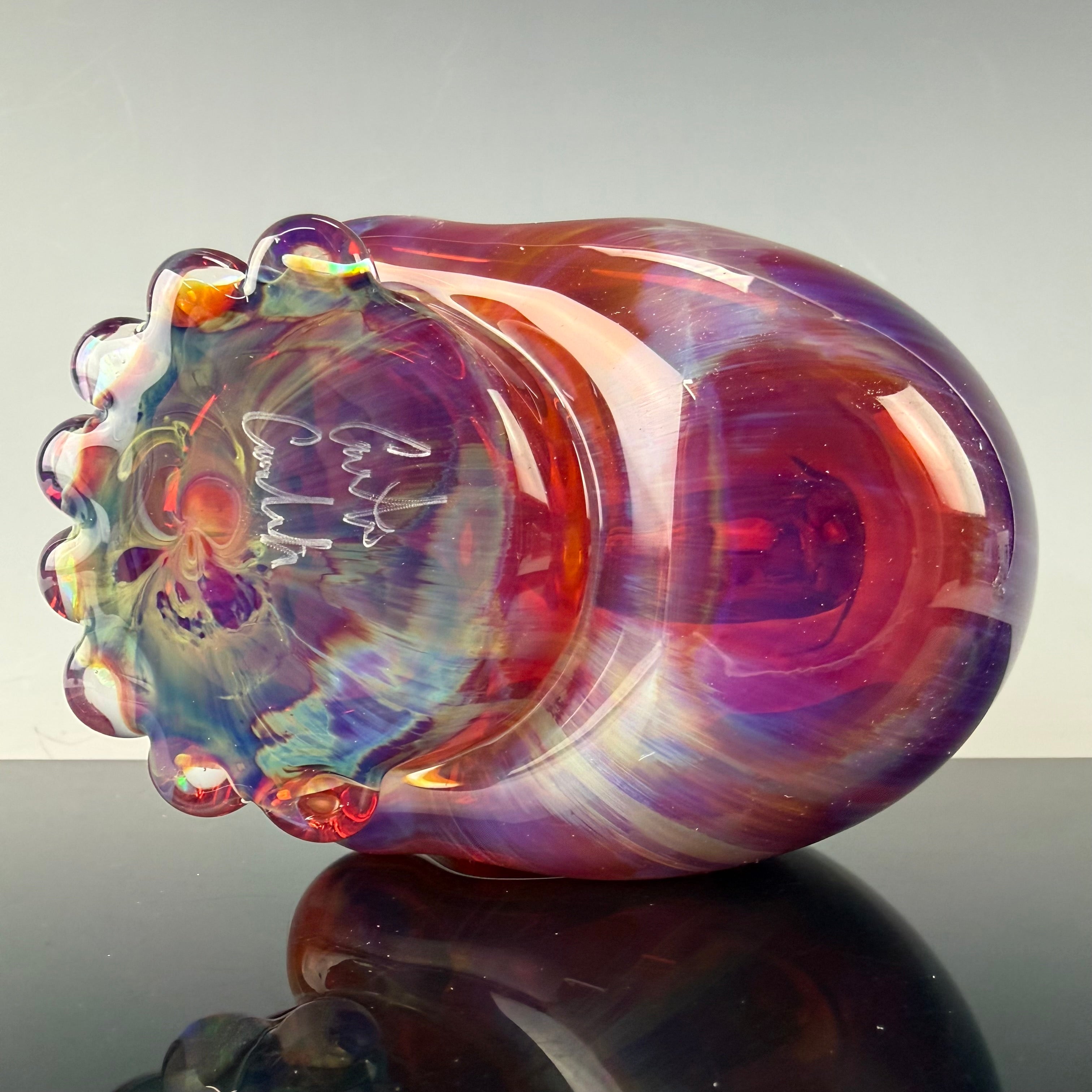 "Amber Purple" Skull Shredder by Carsten Carlile