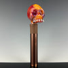 "Serendipity" Skull (Opal Grill) Puffco Pivot Top by Carsten Carlile