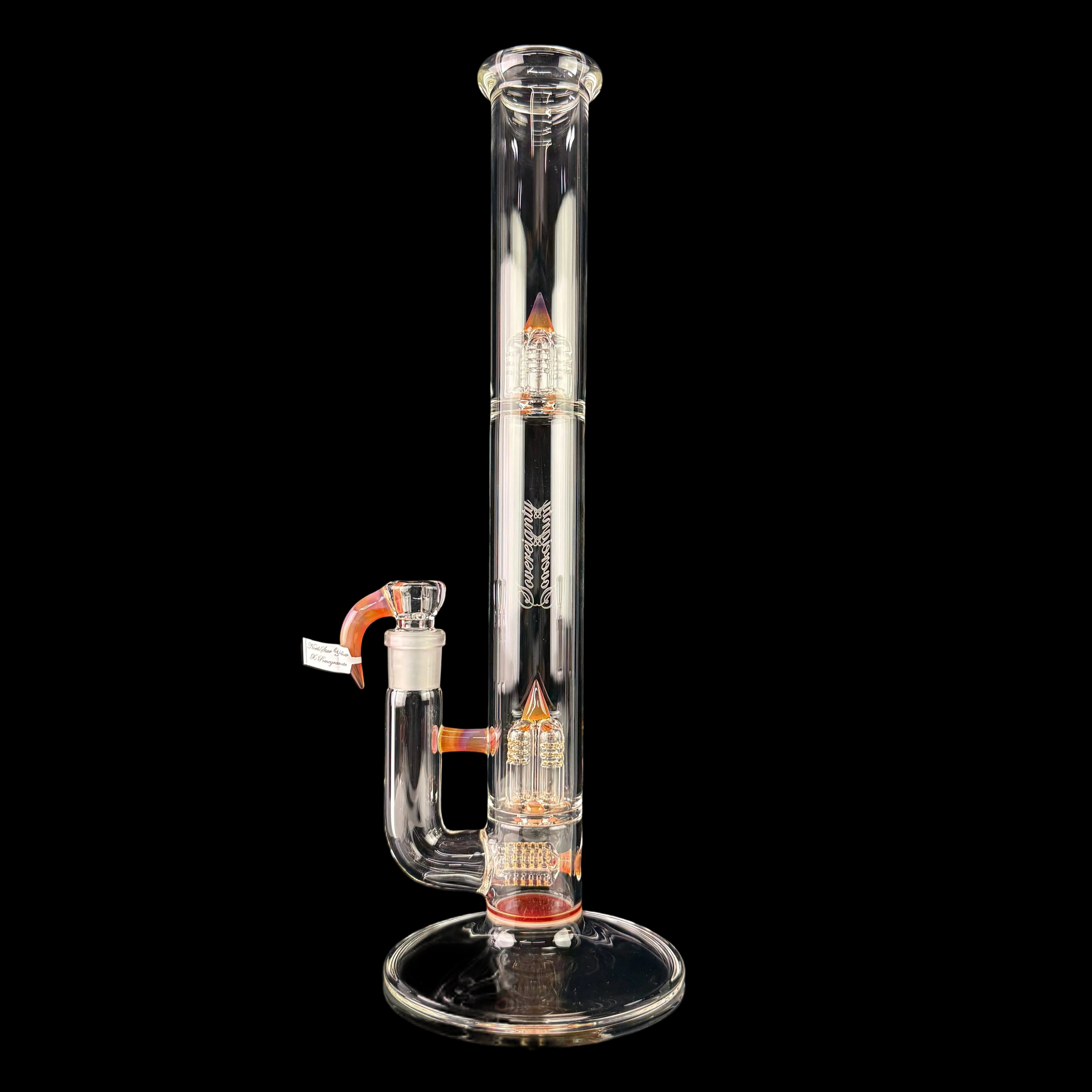 PA "NS Yellow X Pomegranate" 44 X 4 3 Line 9.5mm 6 Cut to Inv 4 by Sovereignty Glass