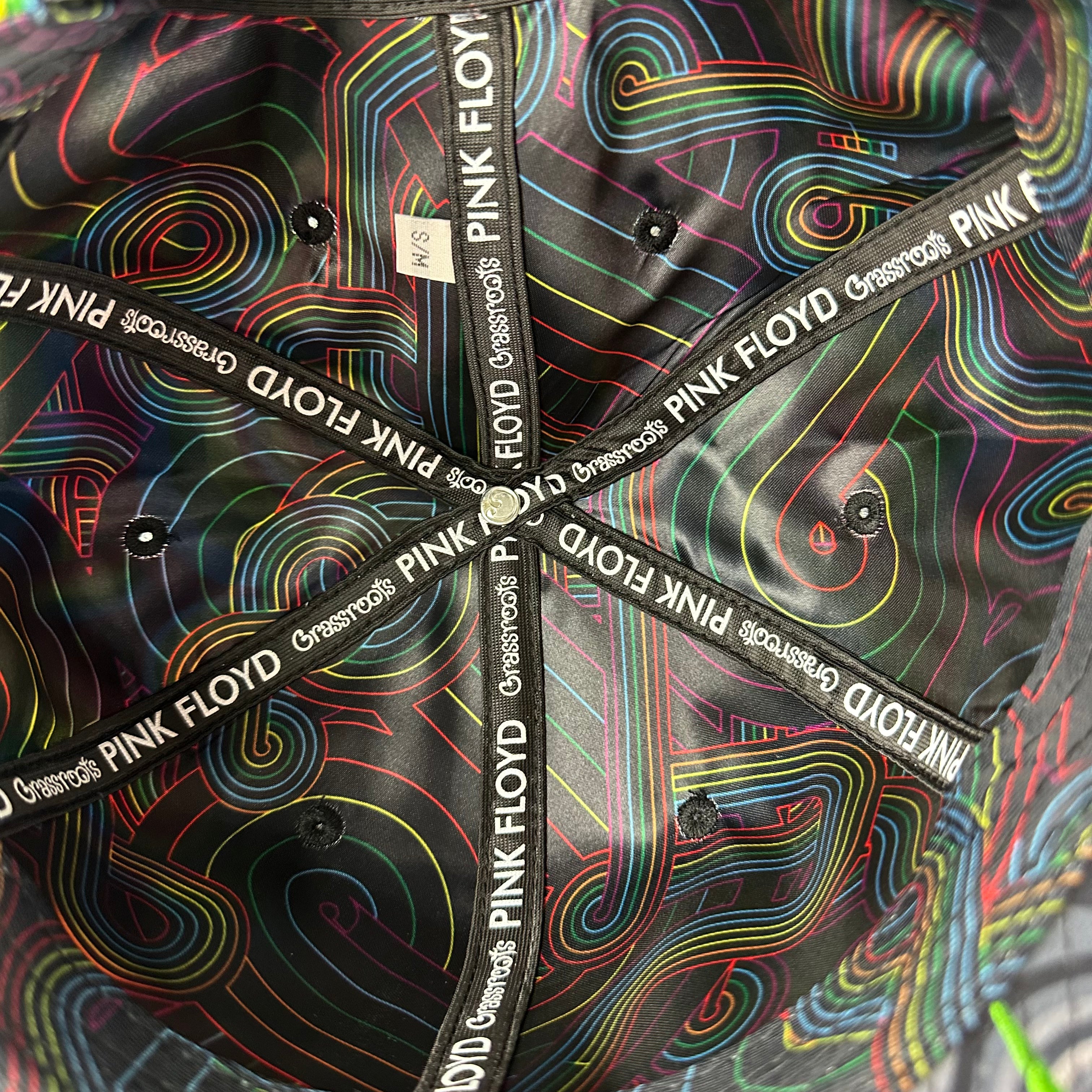 Pink Floyd DSOTM V2 Rainbow Snapback Hat by Grassroots