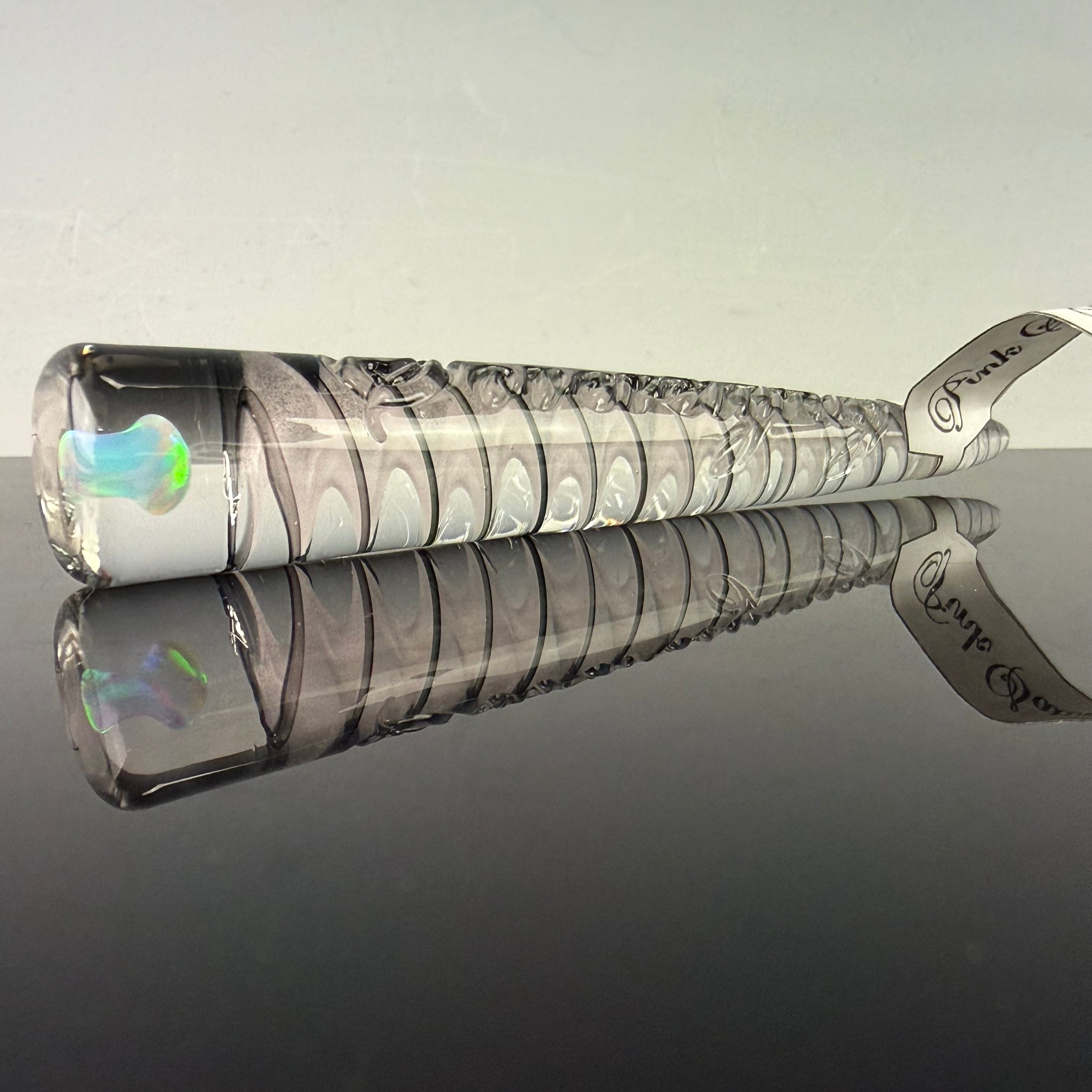 "Pink Satin" Opal Encased Bowl Poker by Sovereignty Glass