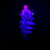 "Glowstick, Zen, Rolly Jelly, Blue Dream" UV Pendant by Salt Glass