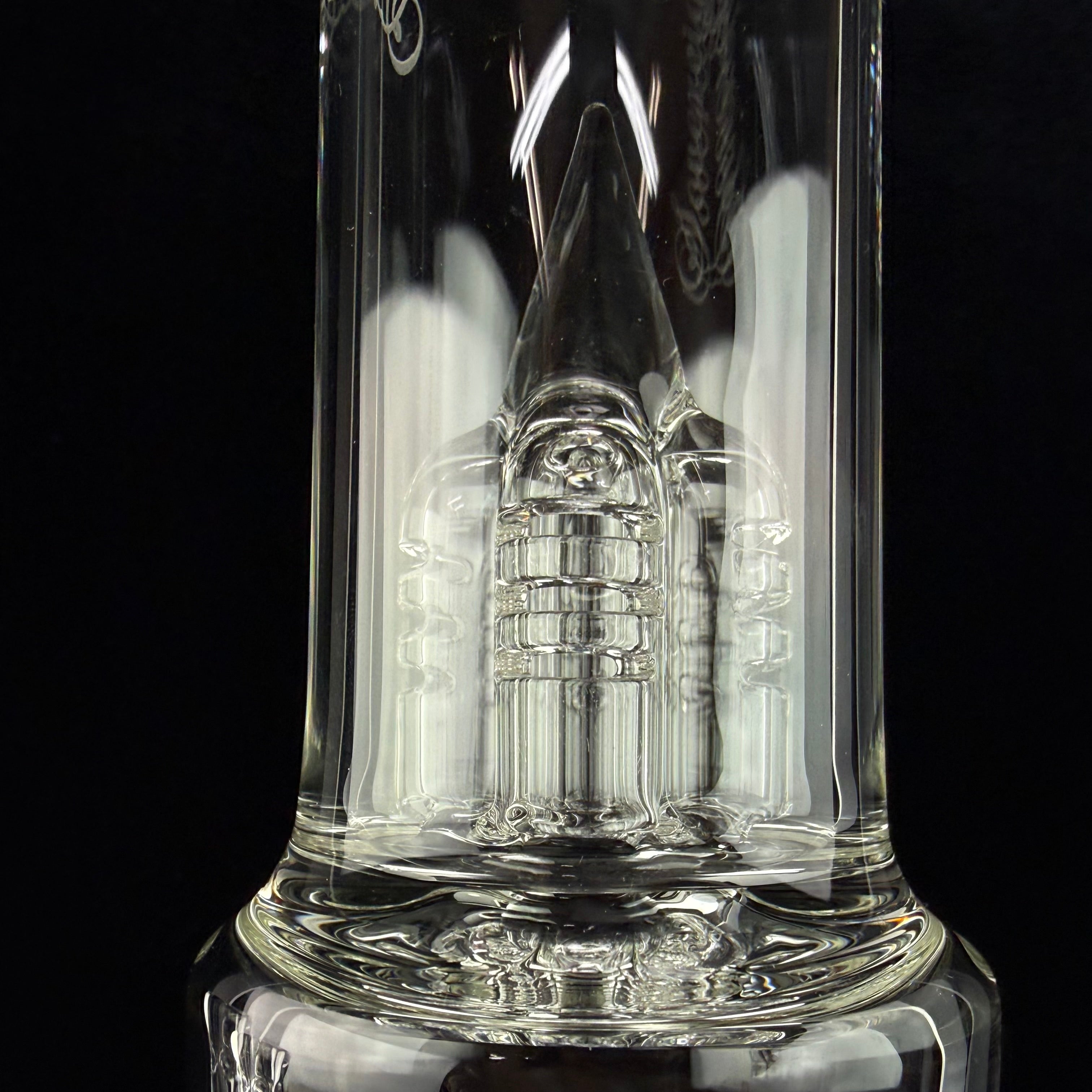 Capcycler - Stemline 16mm 6 Cut DownGrid to Front Facing GridCap + Splash Guard by Sovereignty Glass