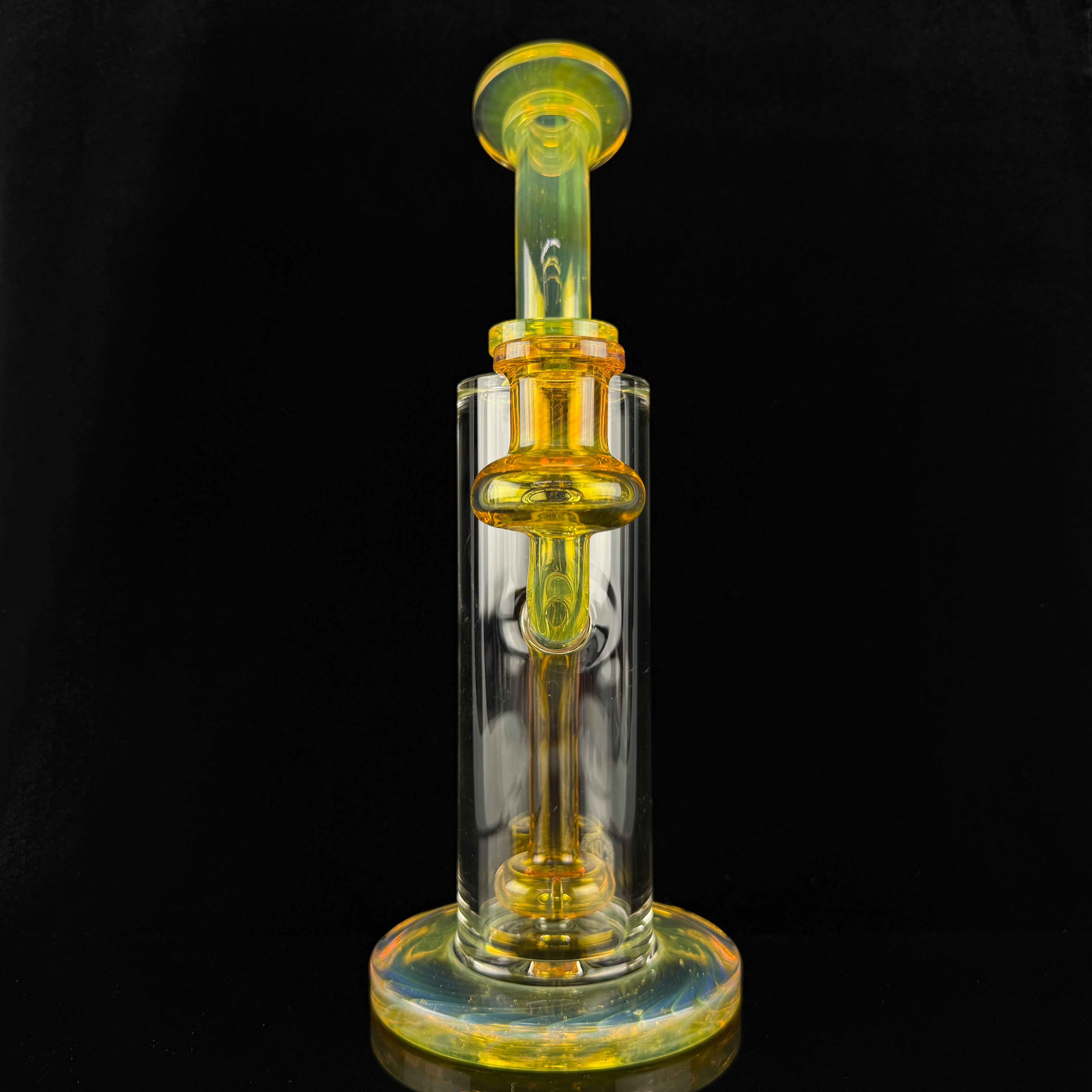 "NS Yellow" Straight Can Rig by Fatboy Glass