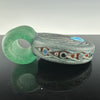 "Agave" Sandblasted Pendant by GlassMaze