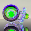 "Elements" Color Multi-hole Slide 18mm by Mobius Glass