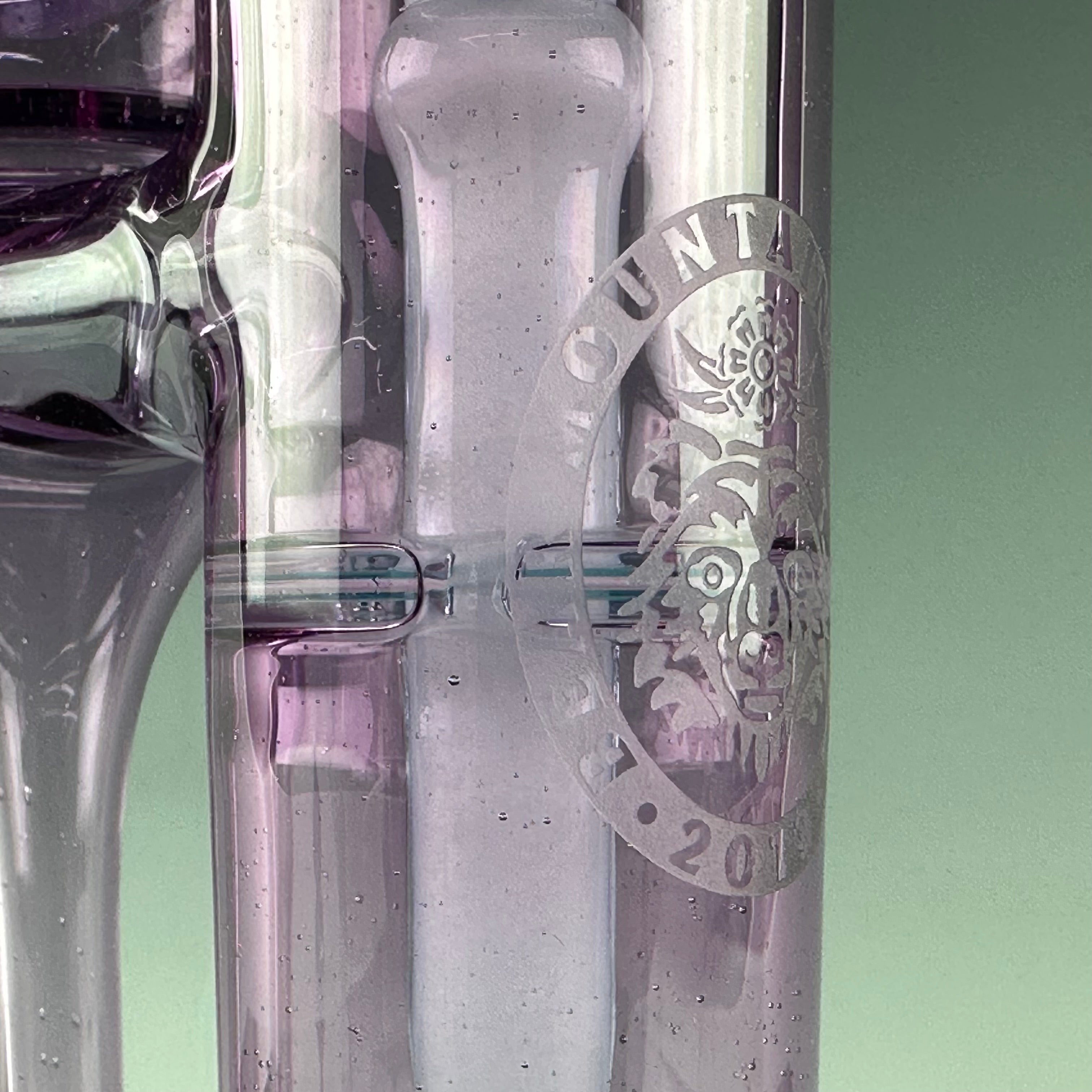 10mm "Gold Purple & Satin Marina" Mini RBH by Bear Mountain Studios
