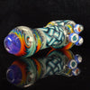 9 Section Heady Basket Weave Spoon #1 by KJH Glass