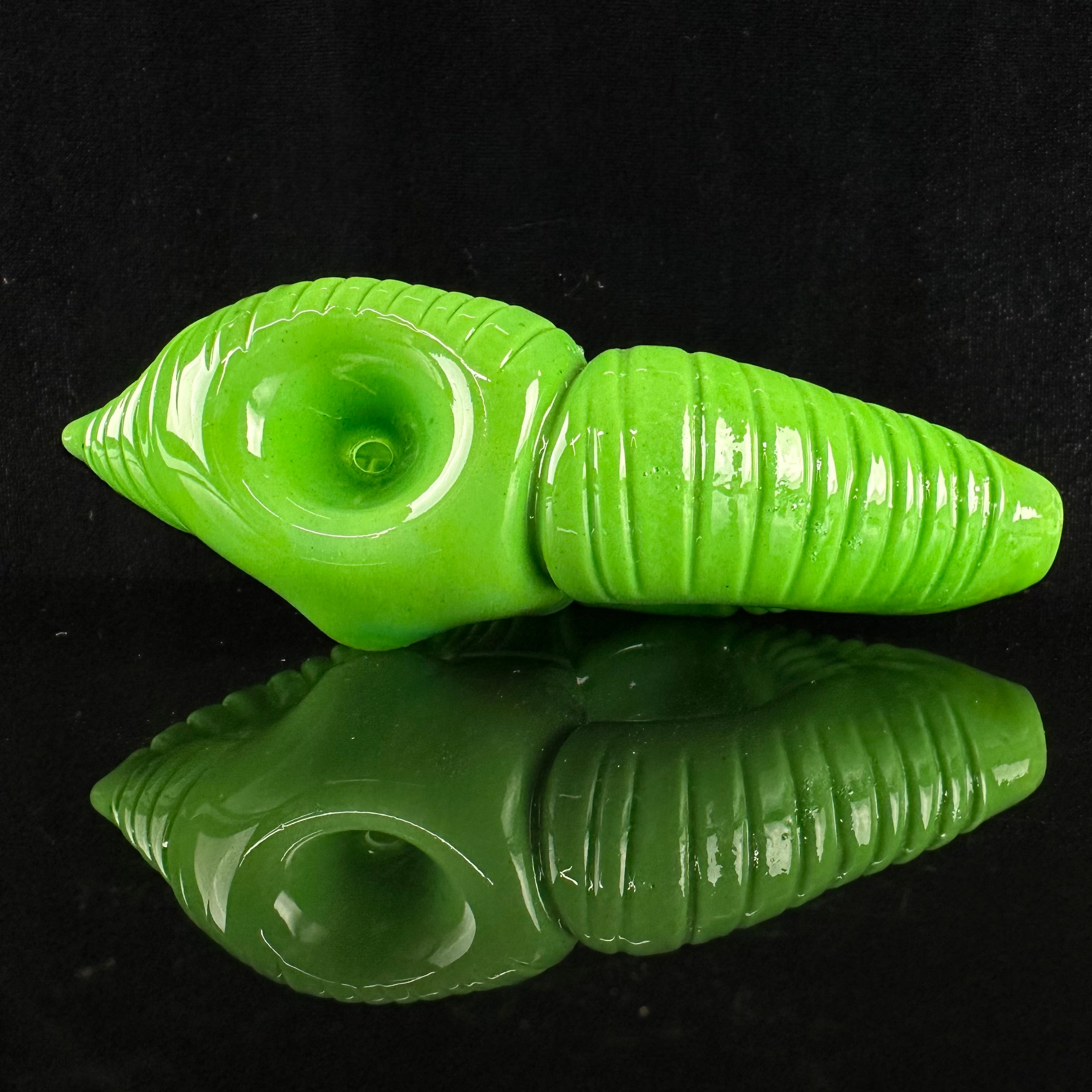 "Jade" Artifact Handpipe by Shaggy