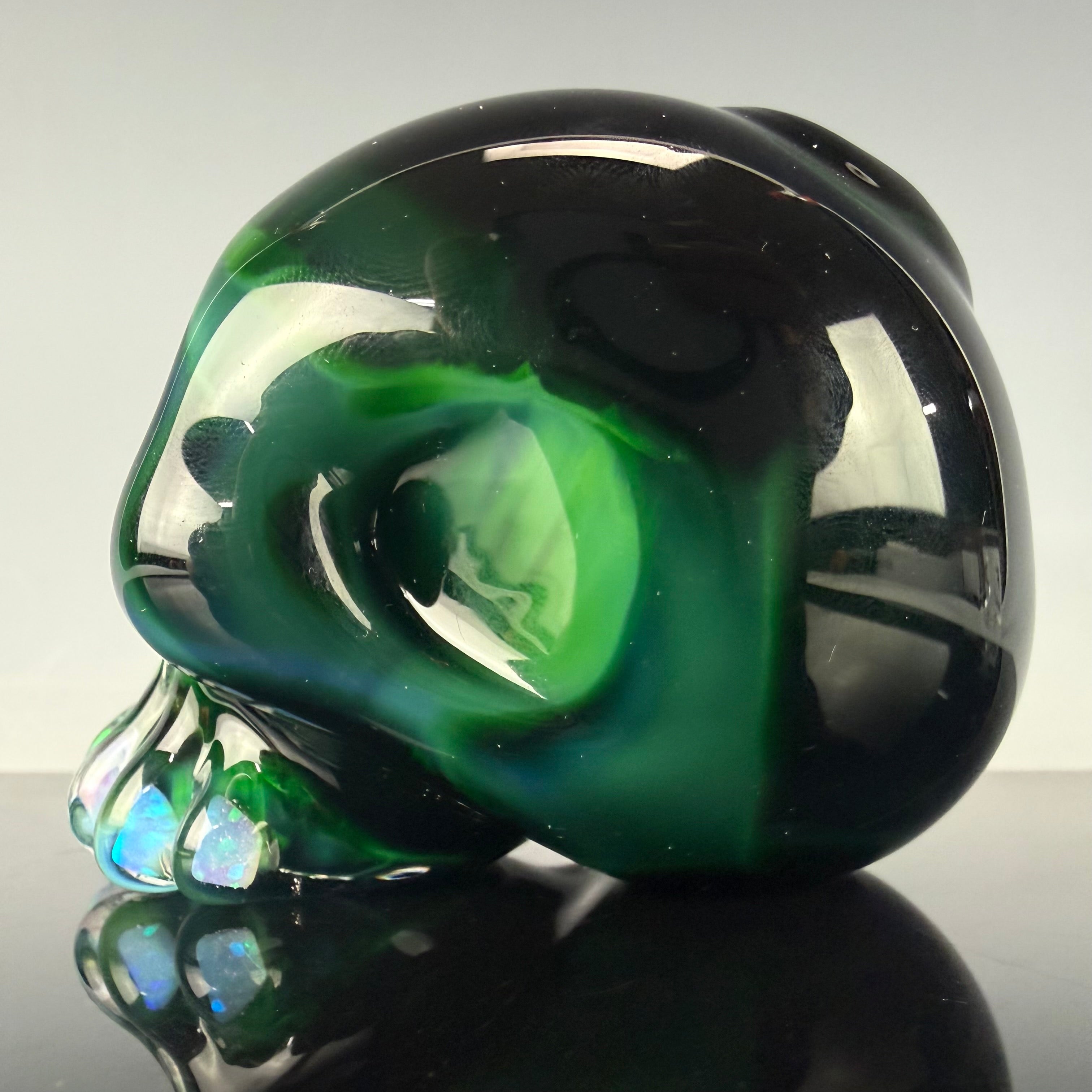 "Exp. Green #5" Skull Shredder by Carsten Carlile