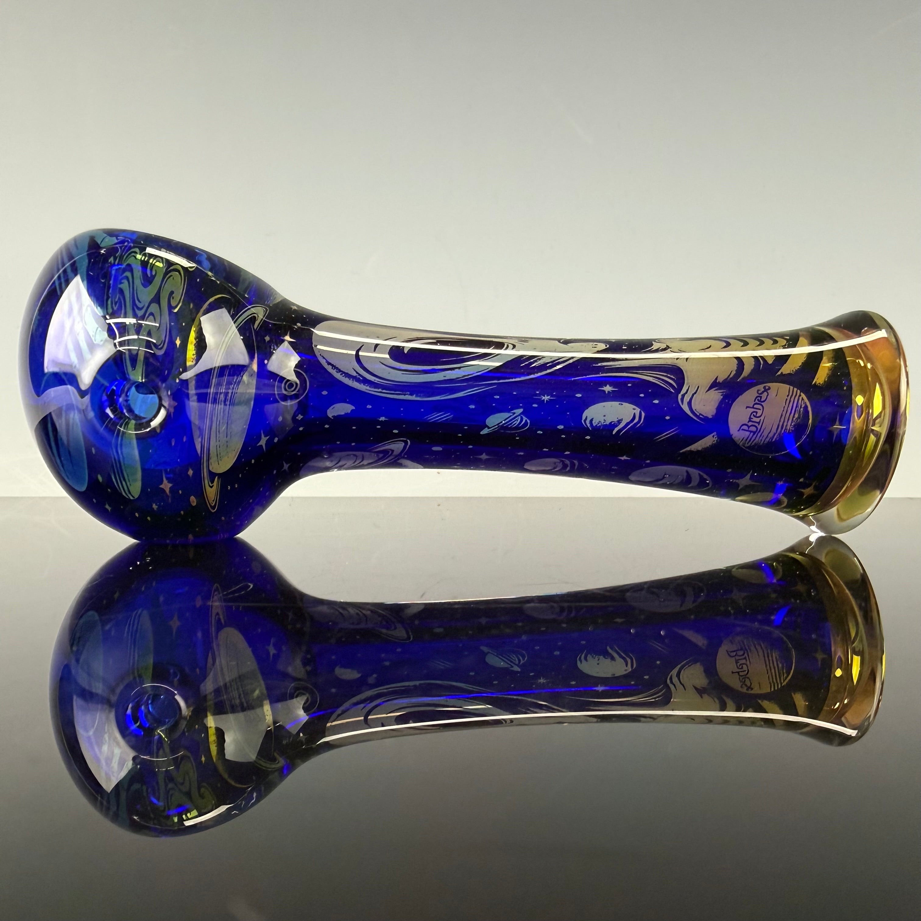 "Alien" Laser Etched Handpipe by Elevator Glass