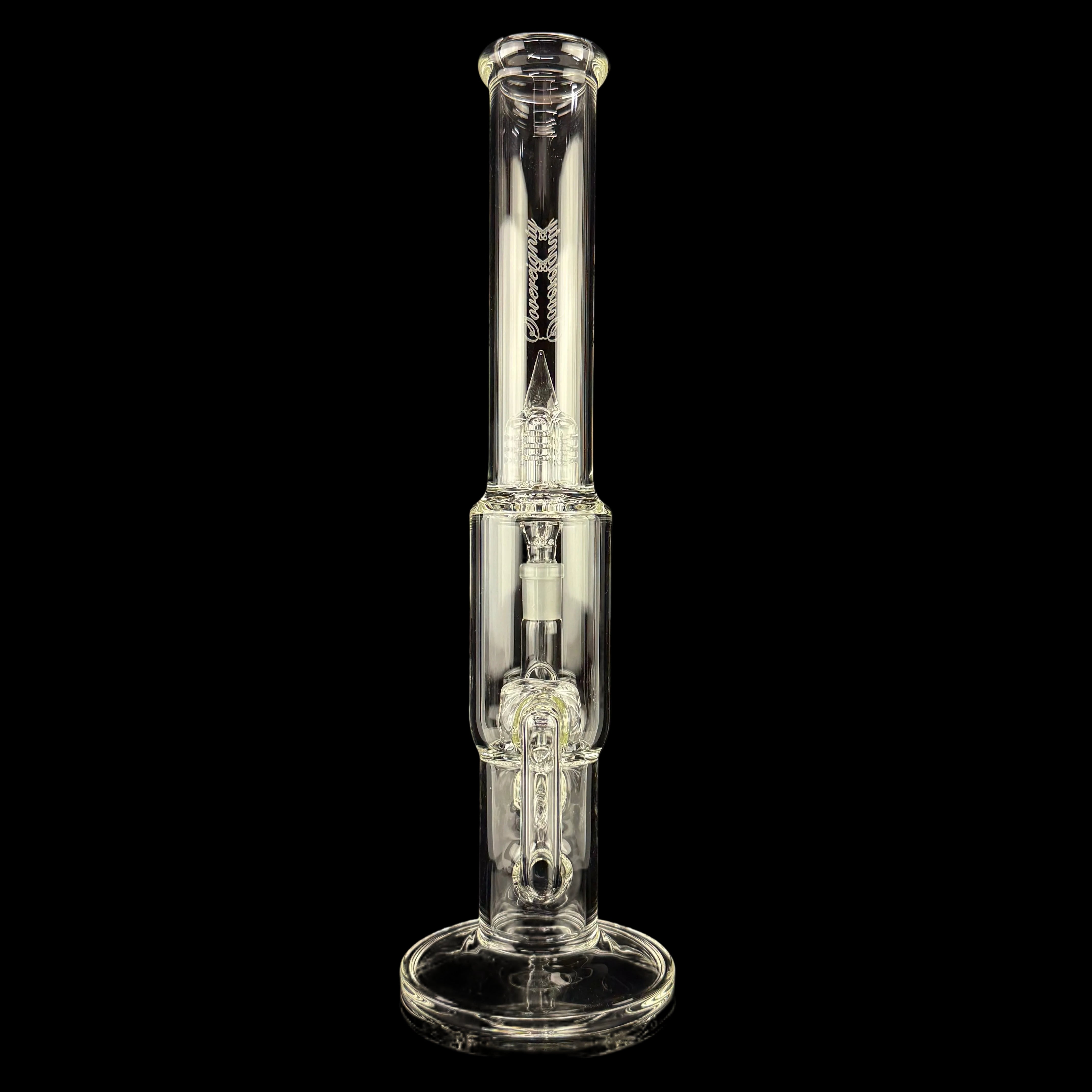 Capcycler - Stemline 16mm 6 Cut DownGrid to Front Facing GridCap + Splash Guard by Sovereignty Glass