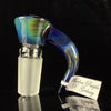 Full Accent "Amber Purple X Galaxy" 18mm Slide by Sovereignty Glass