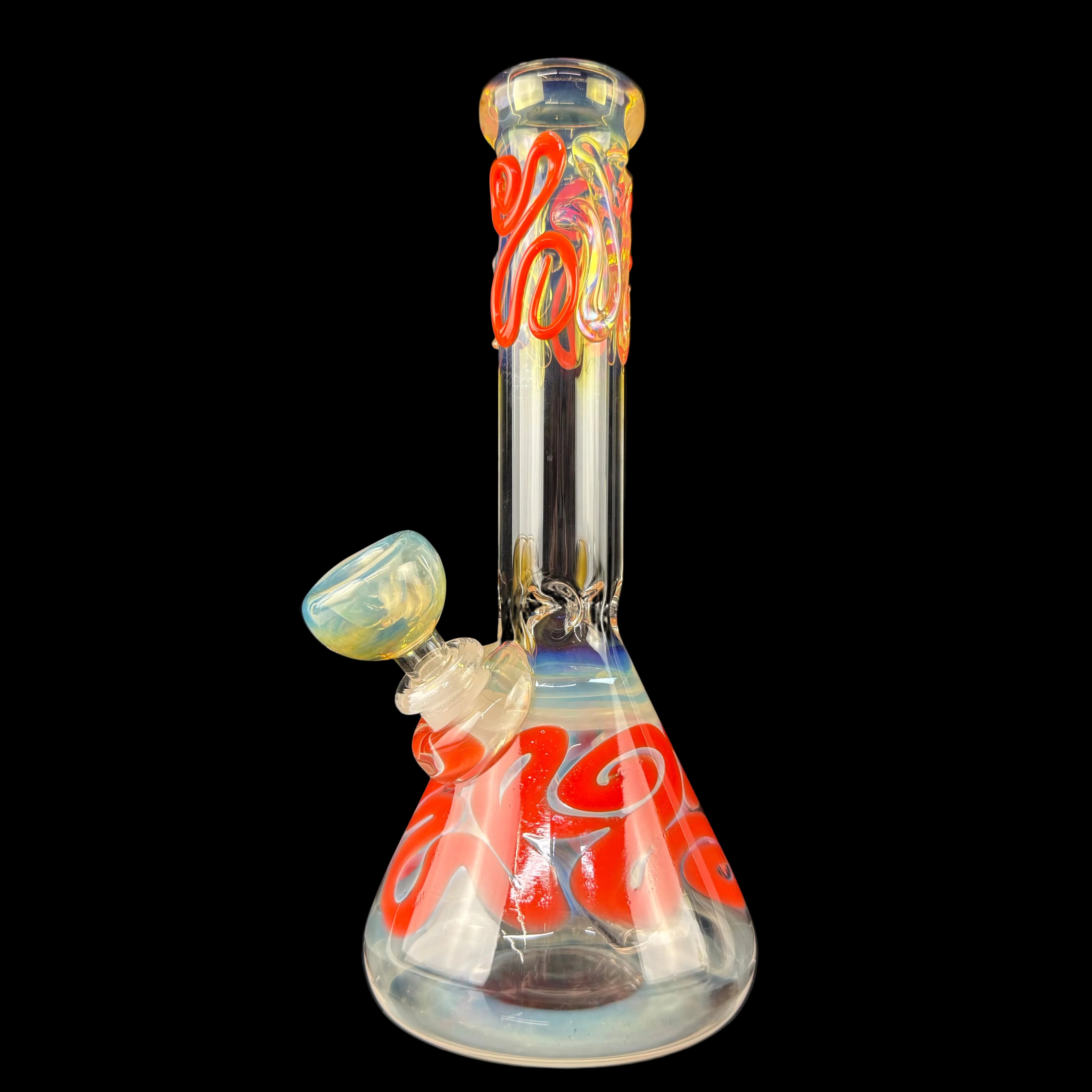 Fume + Color 32mm Beaker Waterpipe by Mary Jane's Glass