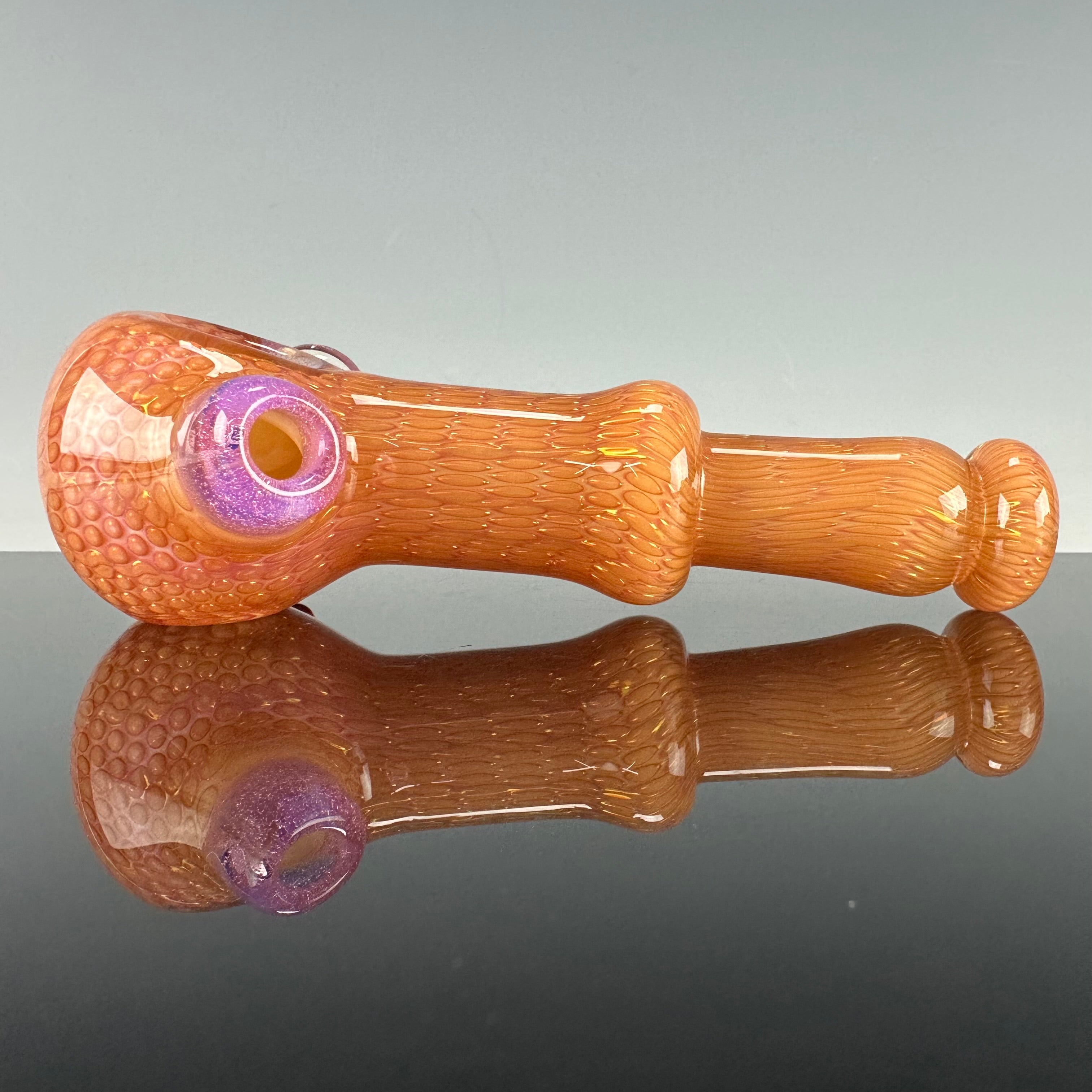 "Peach" Snakeskin Spoon (Large) by FireKist