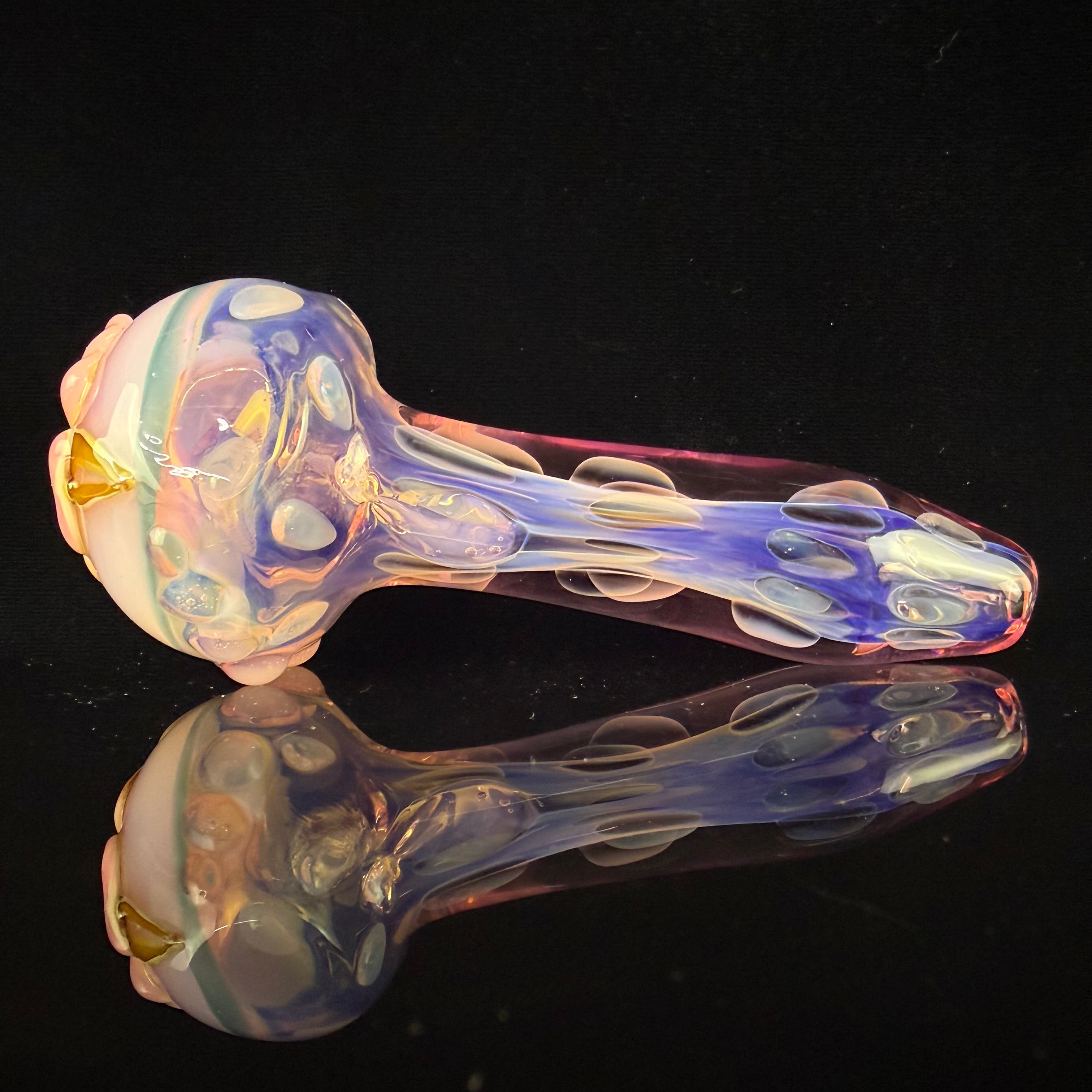 "Floral" Spoon #3 by Sarita Glass