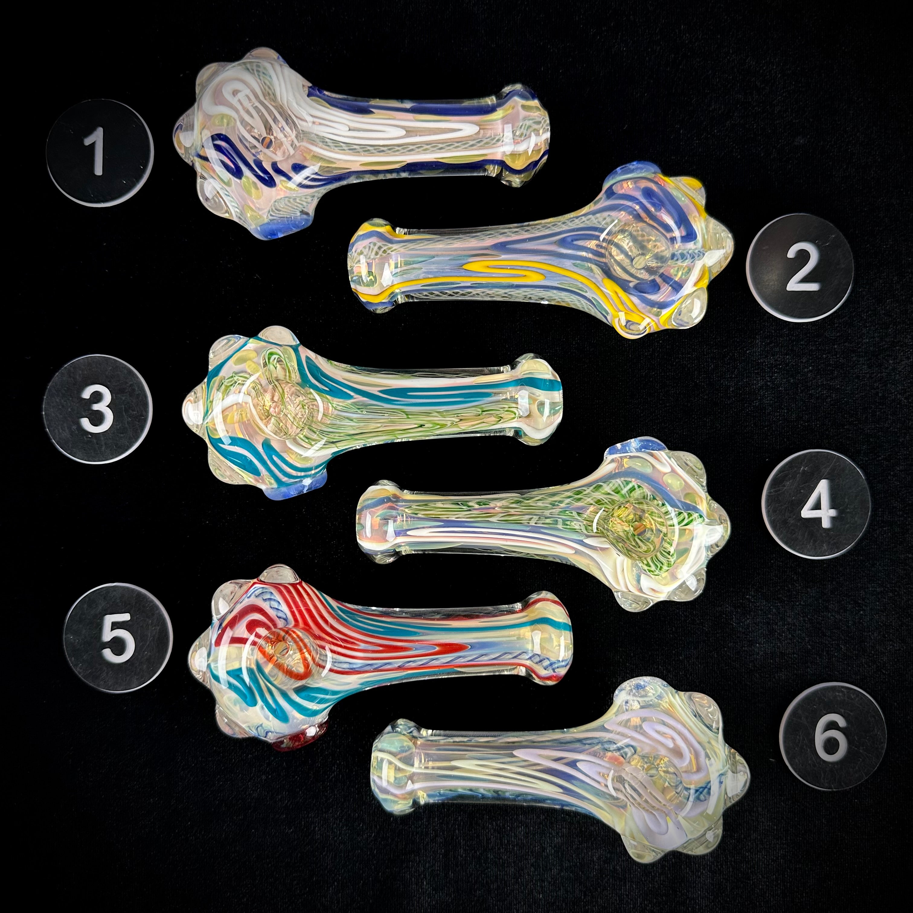 Inside Out Stringer Handpipe by Avalon Glass