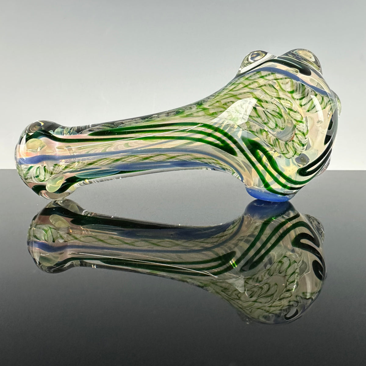 Inside Out Stringer Handpipe by Avalon Glass – Art Dogs Glass Shop