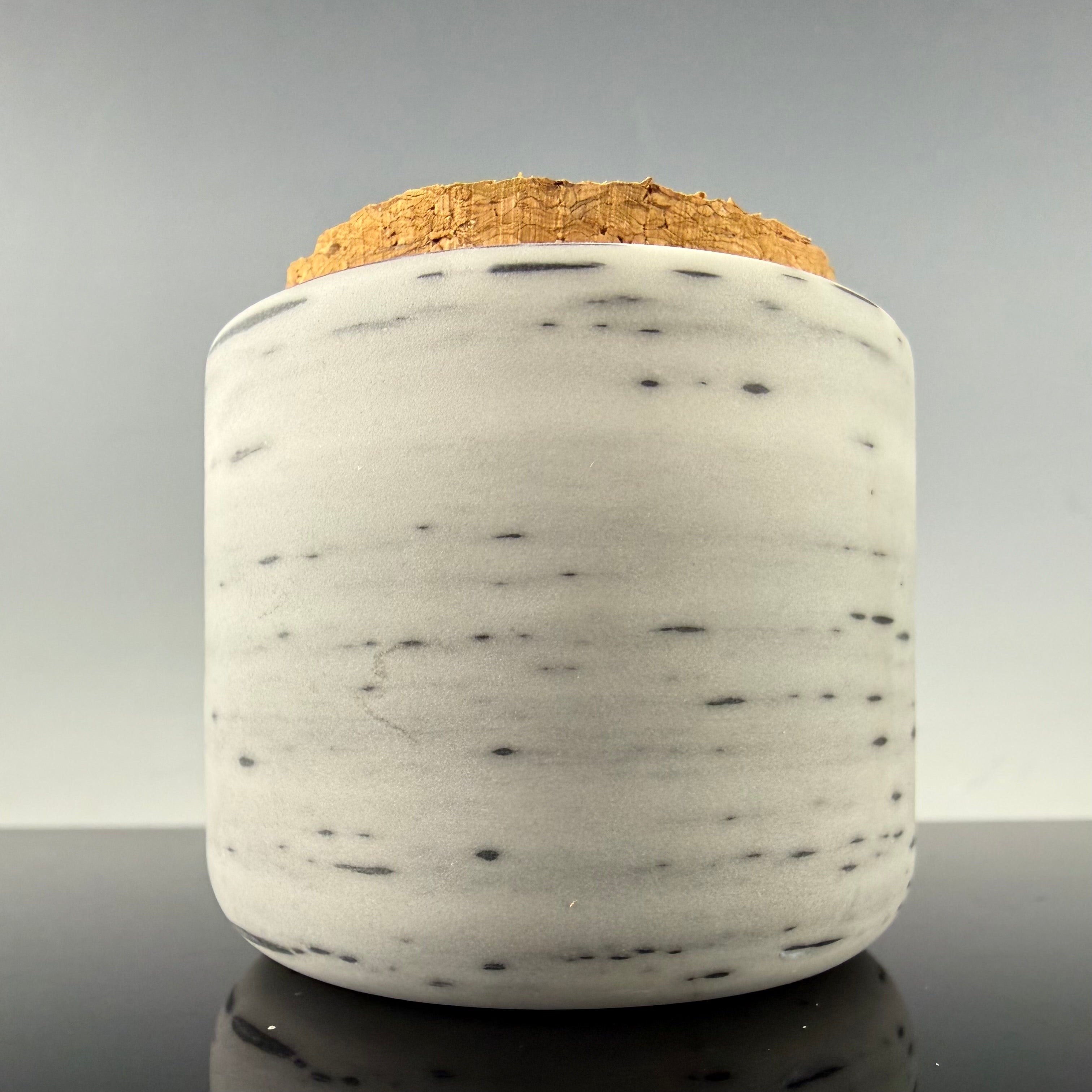 Matte "Birch Tech" Nug Jar by Engelman Glass