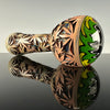 "Cannabis Leaf" Wig Wag Cap Deep Carve XL Spoon by Liberty 503