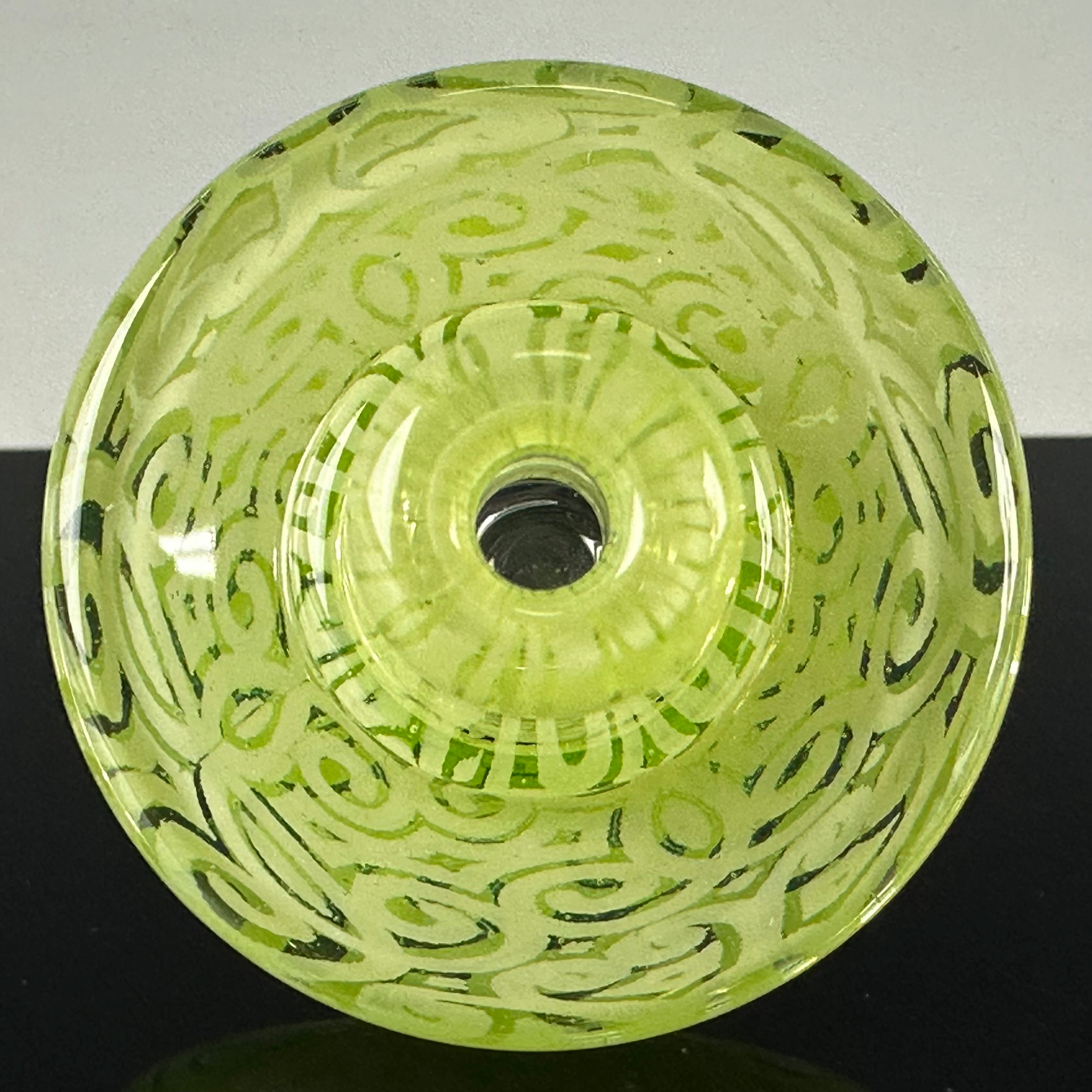 "Silver Fume over Lime Juice" Autospinner Carb Cap by El3ctroB