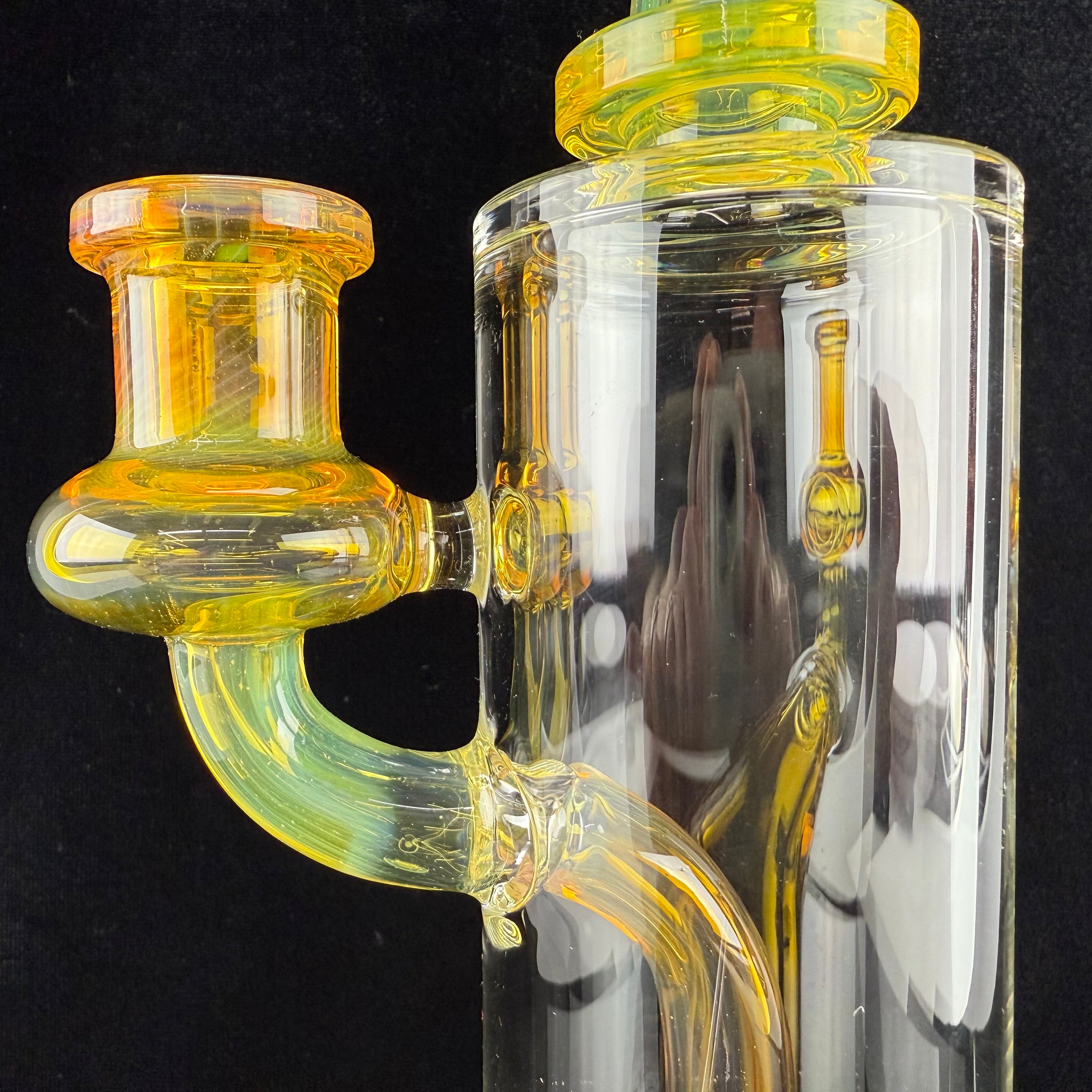 "NS Yellow" Straight Can Rig by Fatboy Glass