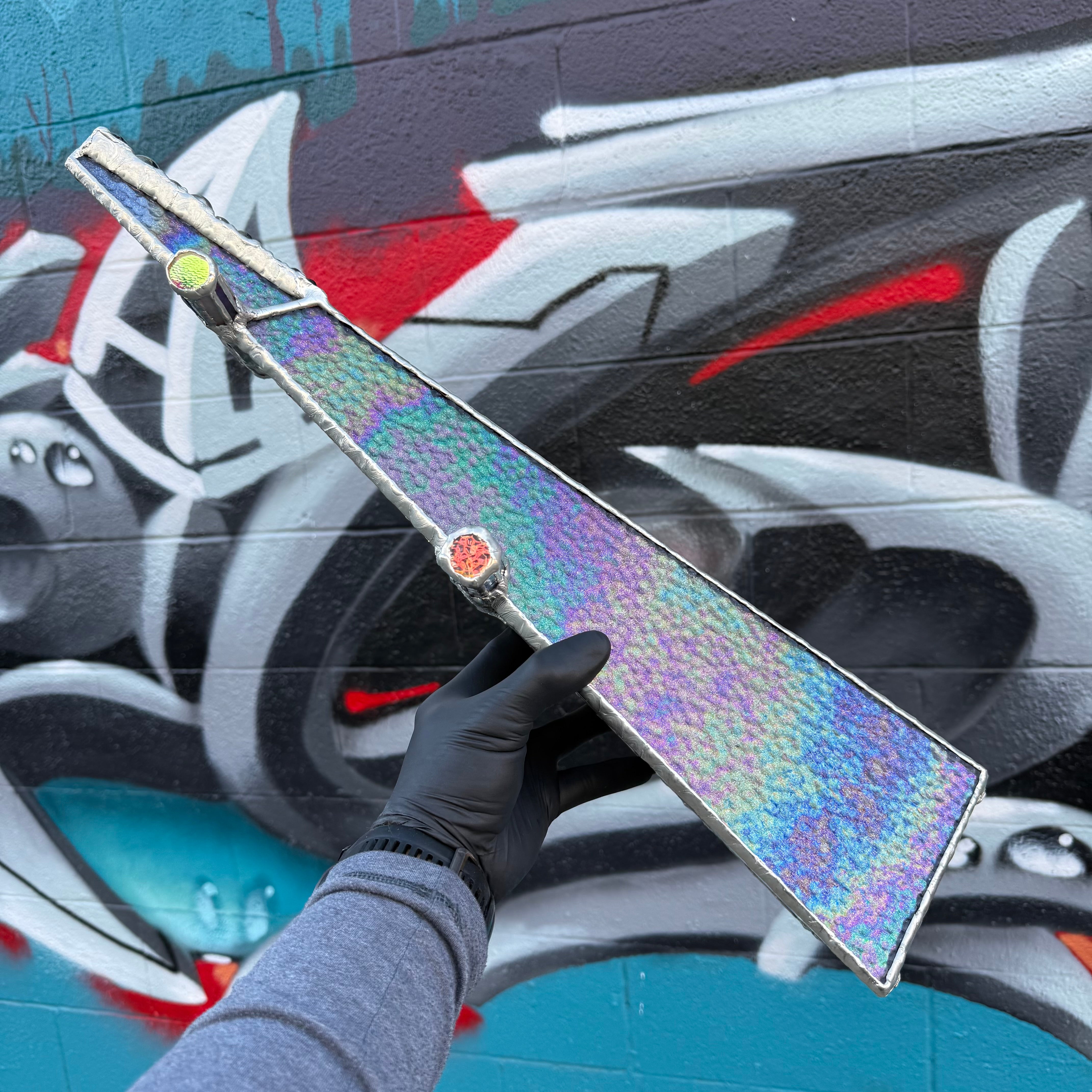 20" "GIANT Double Wand Star Matrix" Kaleidoscope by David L. Sugich