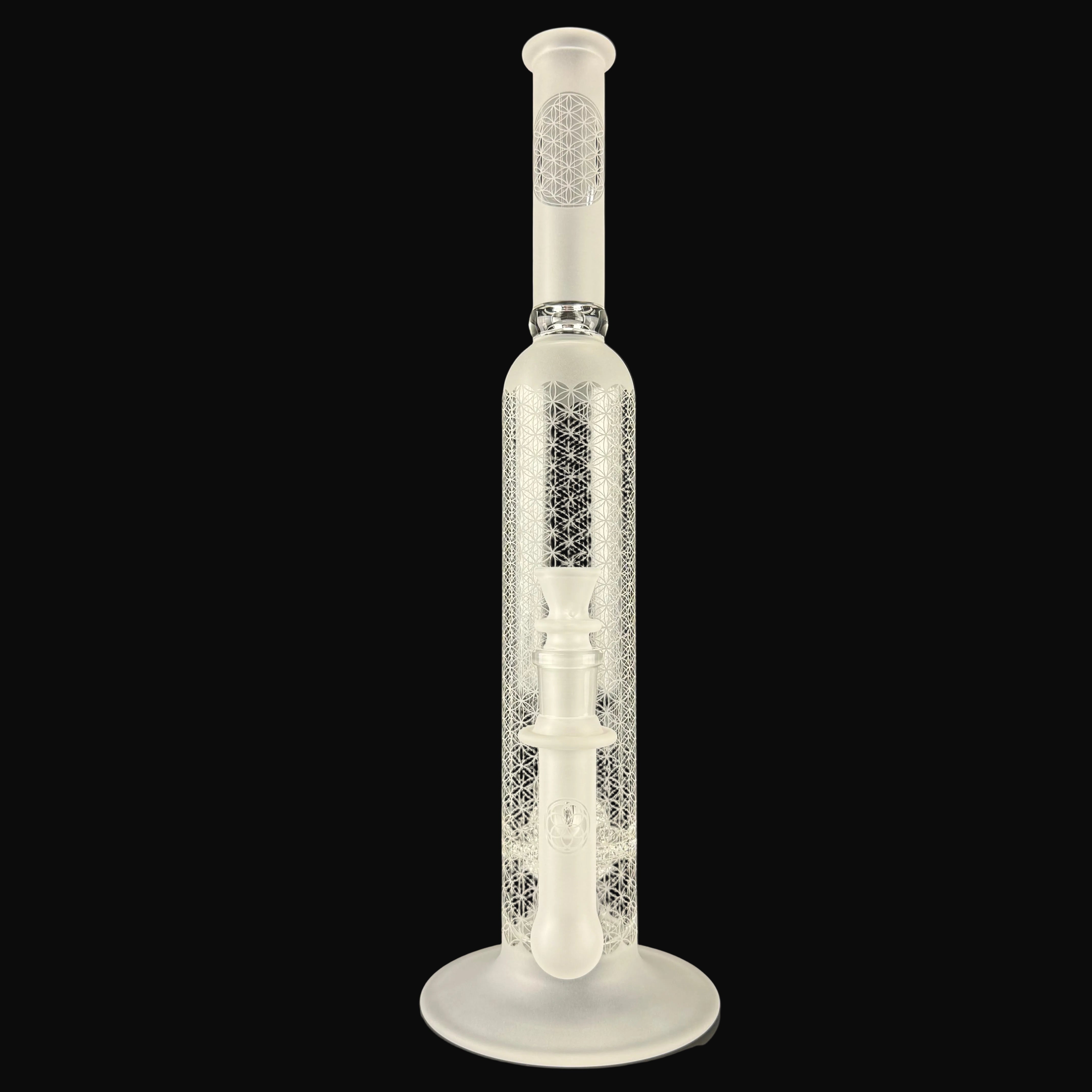 SOL-60 "Sacred G Etched" V3 Lace Sphere by SOL Glassworks